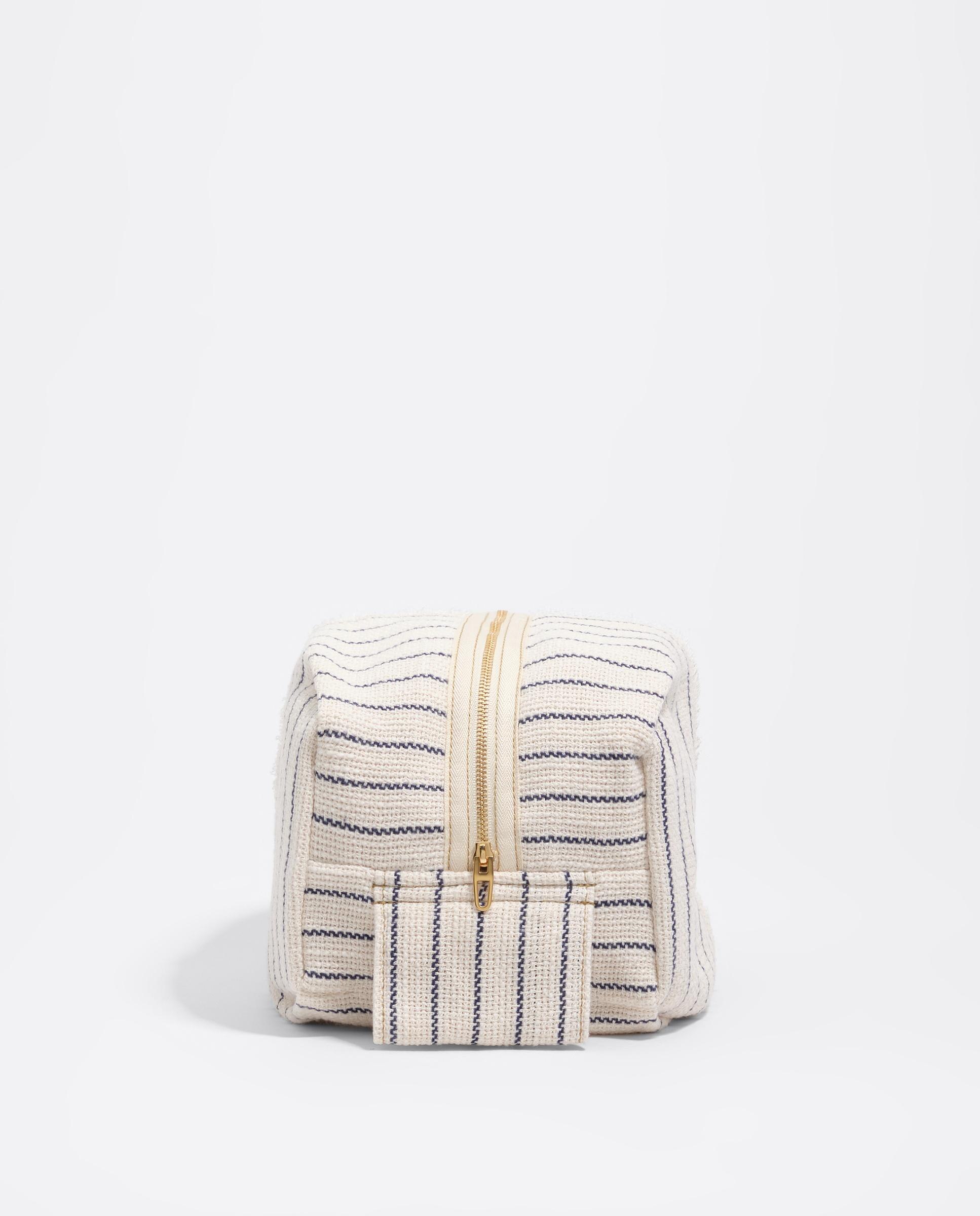 Necessaire Grande de Algodão Cru-5