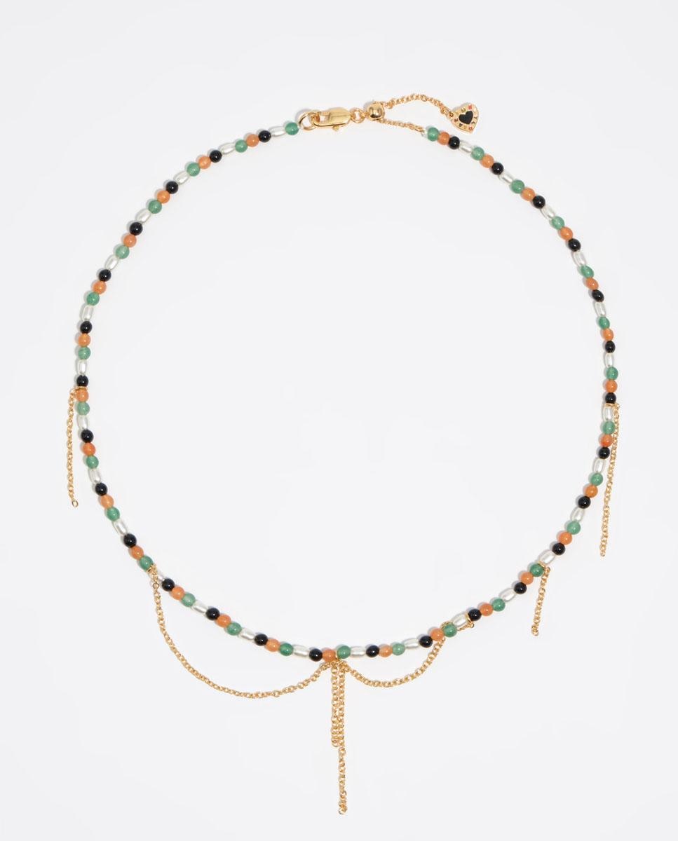 Imagem 0 de Colar Pedras e Correntes