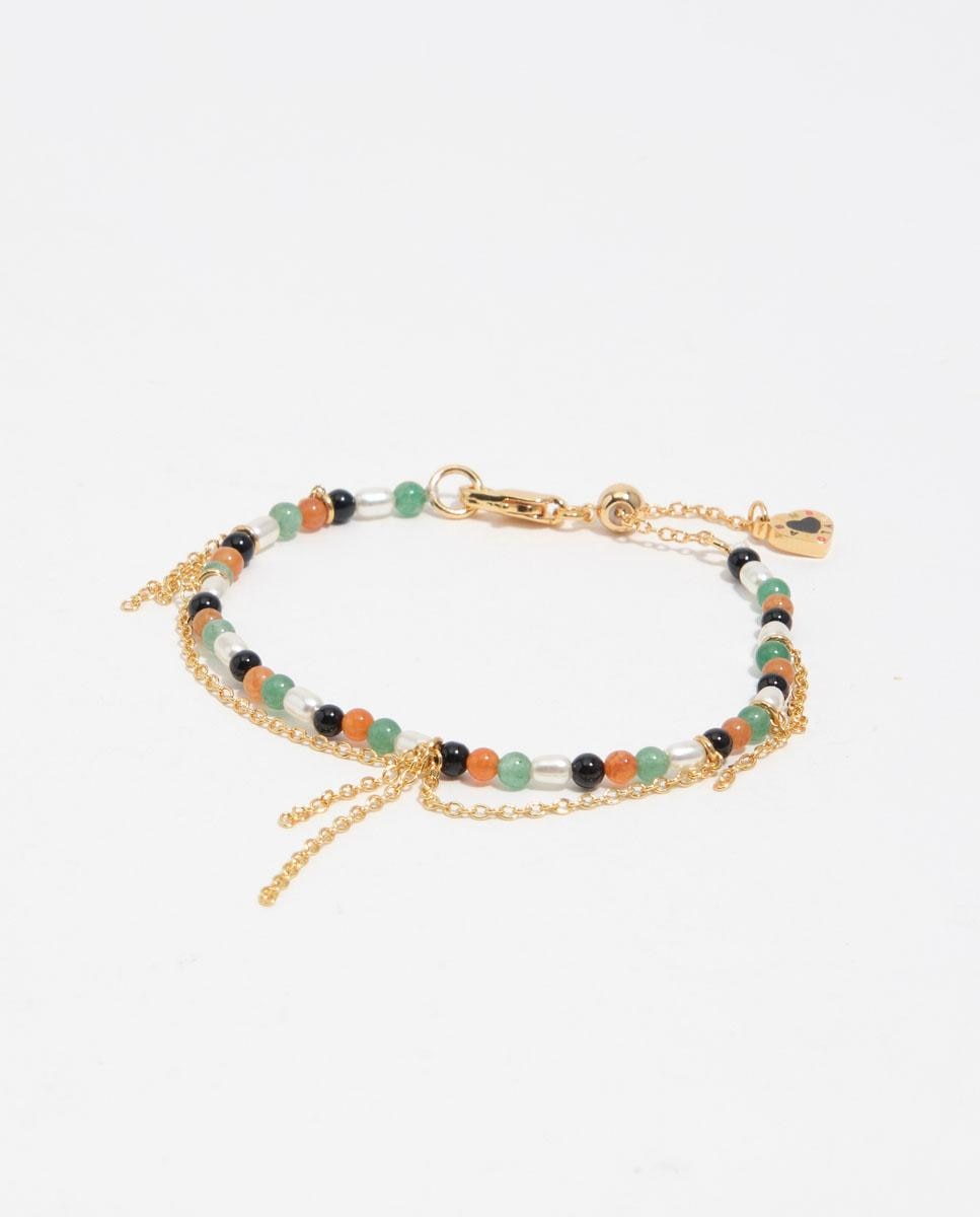 Imagem 0 de Pulseira com Pedras e Correntes