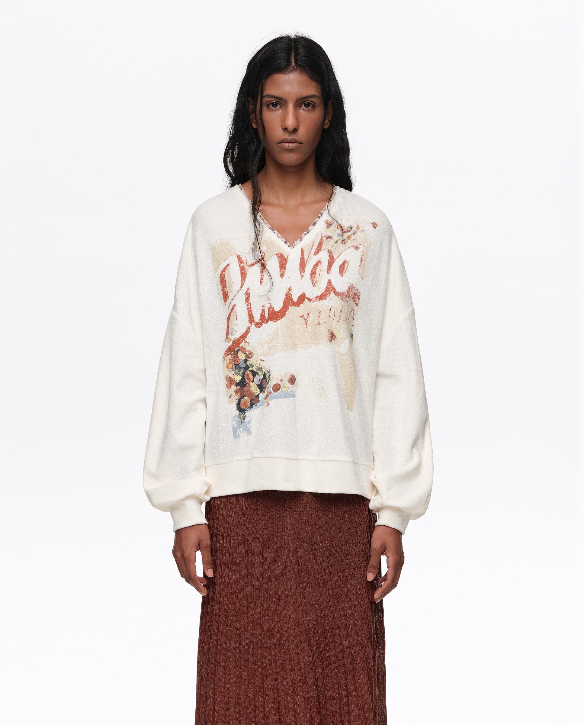 Imagem 0 de Sweatshirt com Decote em V