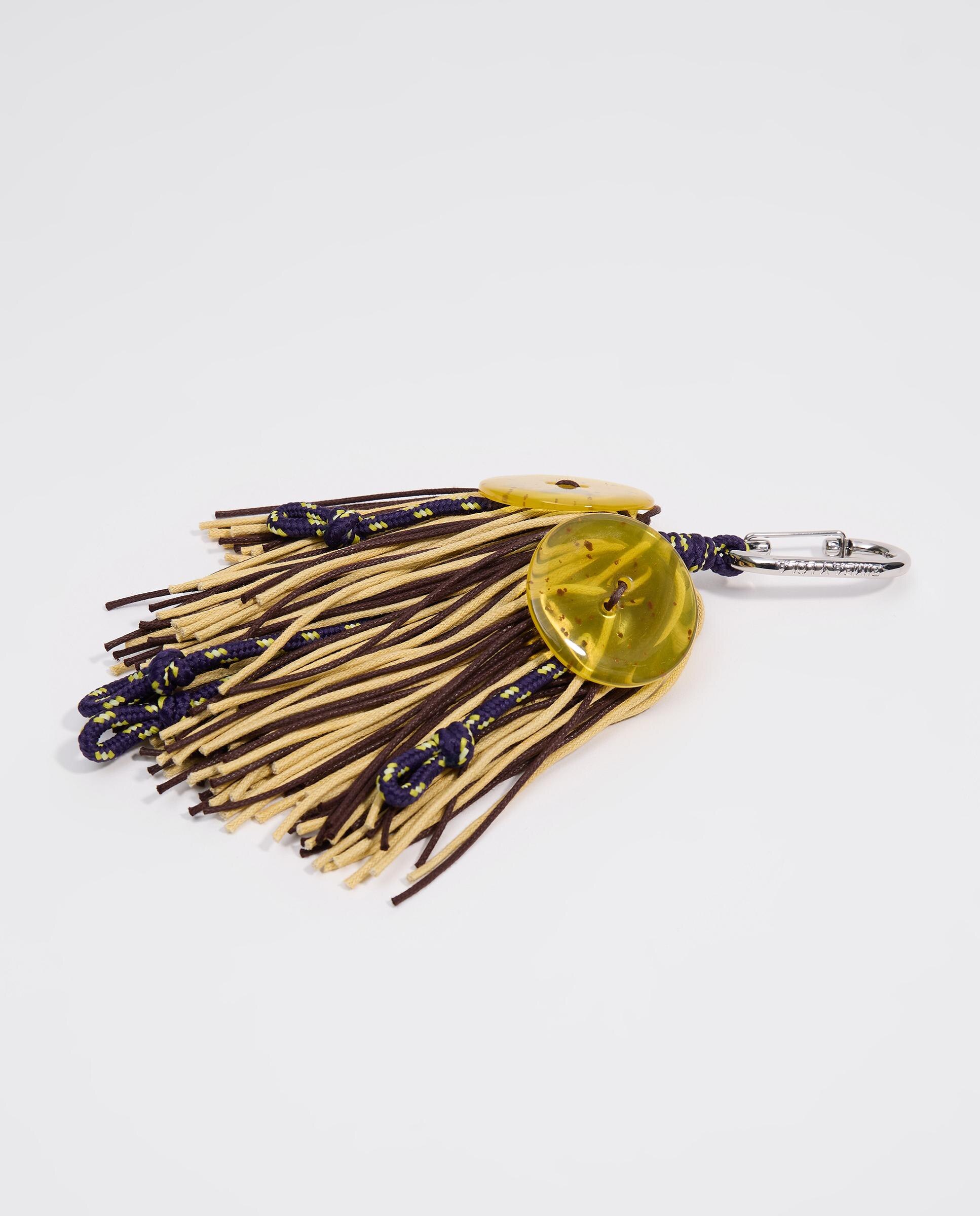Porta-chaves Carmela com Pompom Castanho-3