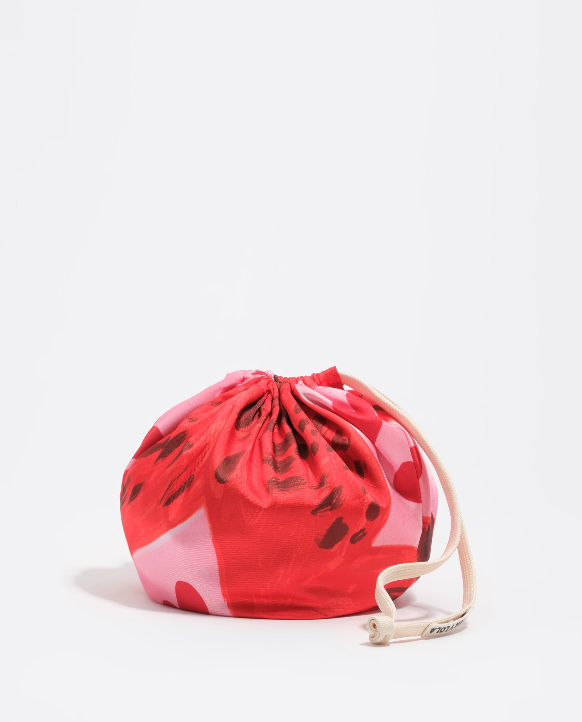 Mala de Mão Pouch Écharpe Vermelho-4
