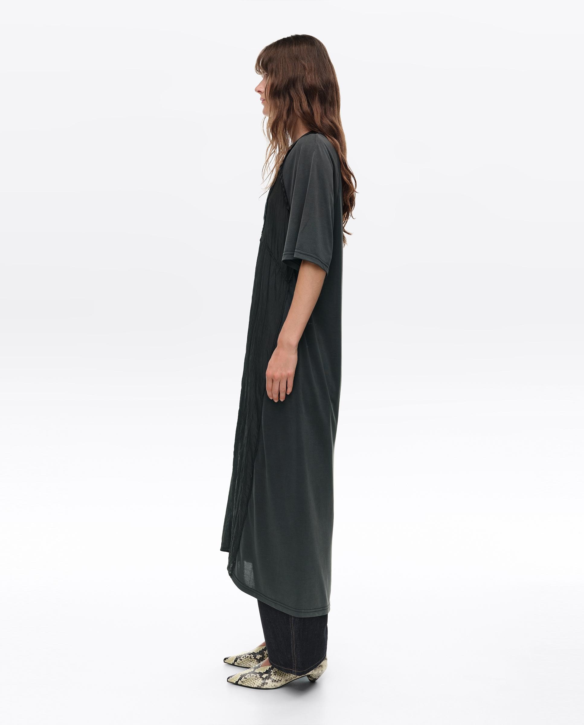 Vestido Peitilho com Rendas Preto-3