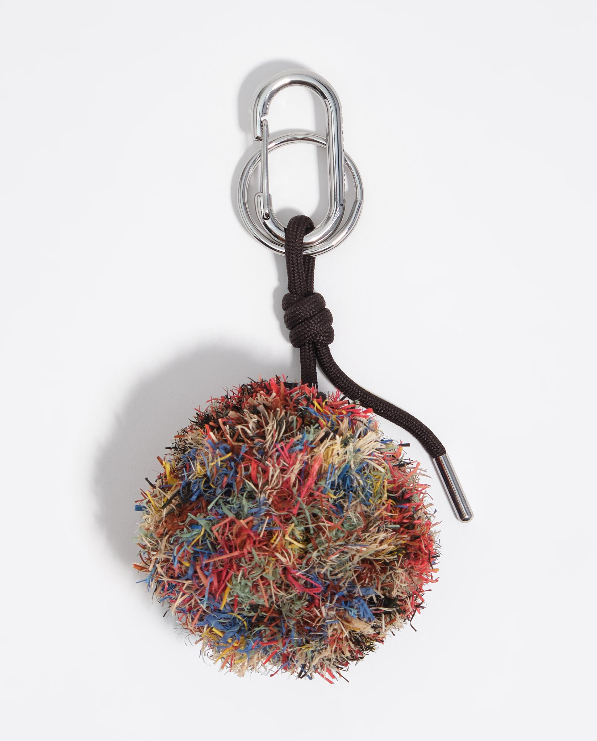 Imagem 0 de Porta-chaves Pom-pom de Ráfia Multicolor