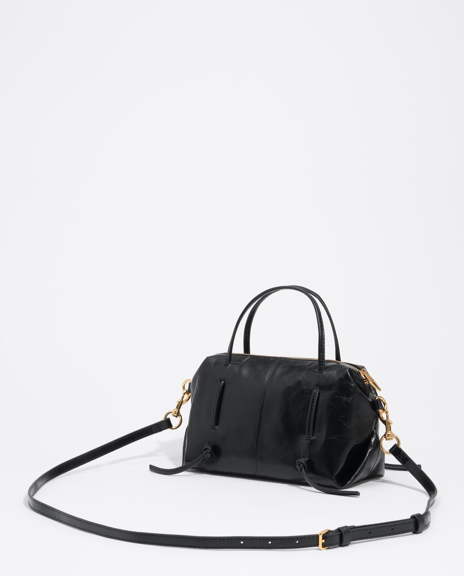 Mala Mini de Pele Lolita Preto-5