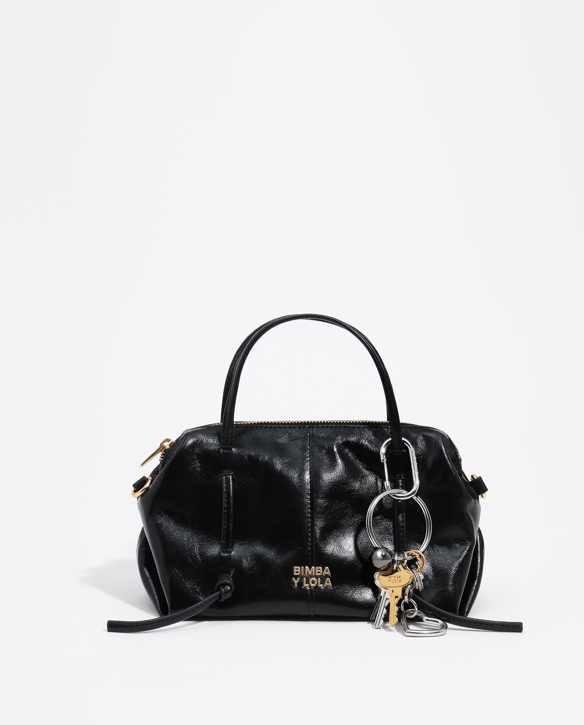 Mala Mini de Pele Lolita Preto-6