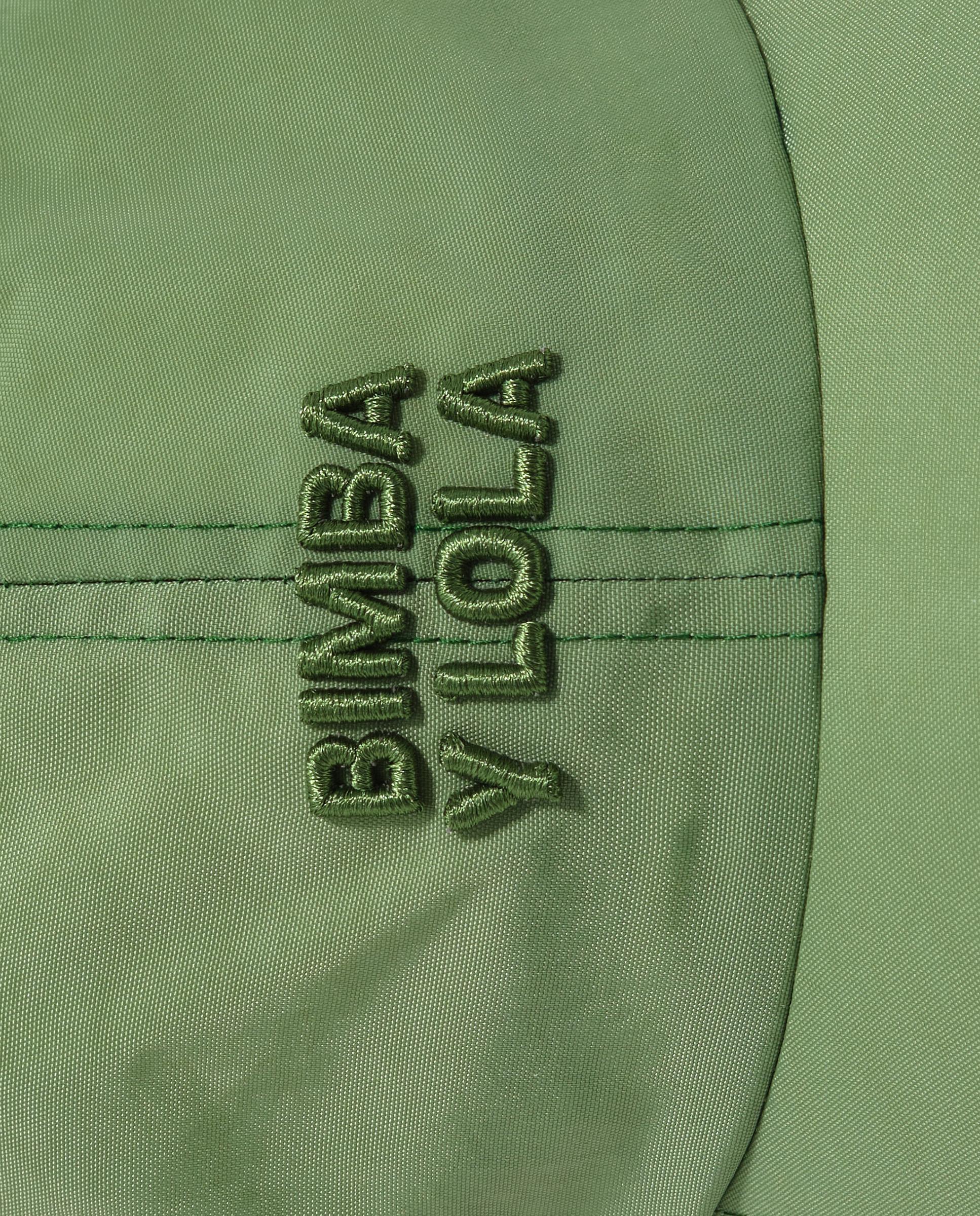 Boné com Logo Bordado de Poliamida Verde-2