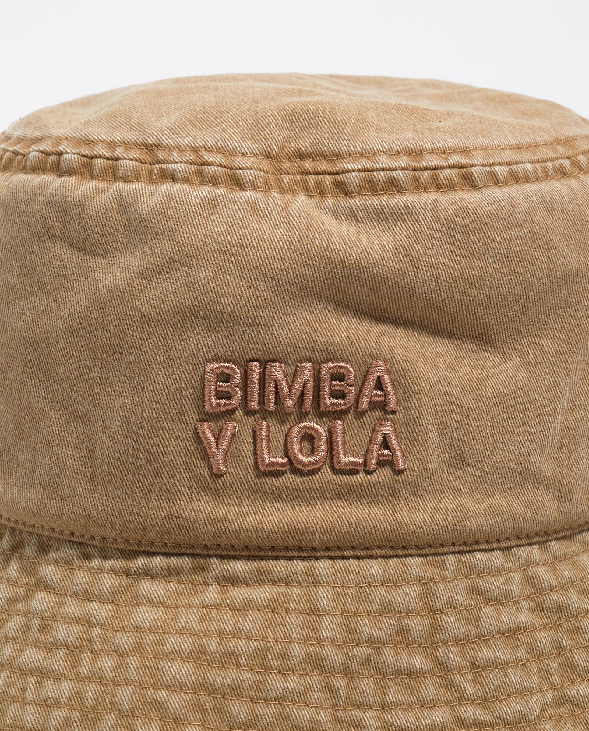 Chapéu em Algodão 100% com Efeito Lavado e Logo Bordado Camel-2