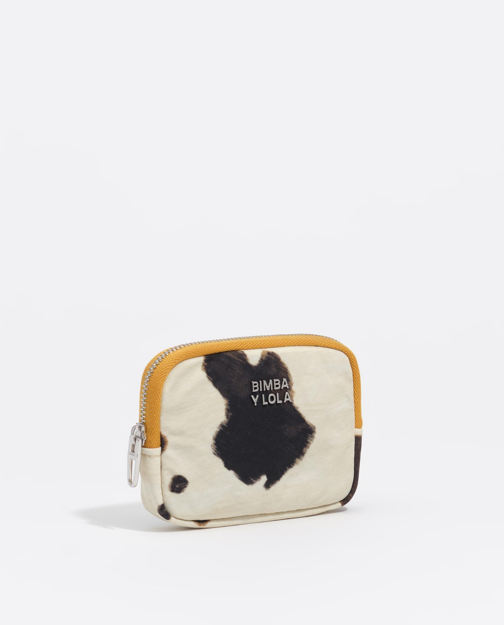 Porta-moedas em Nylon Pony Branco-2