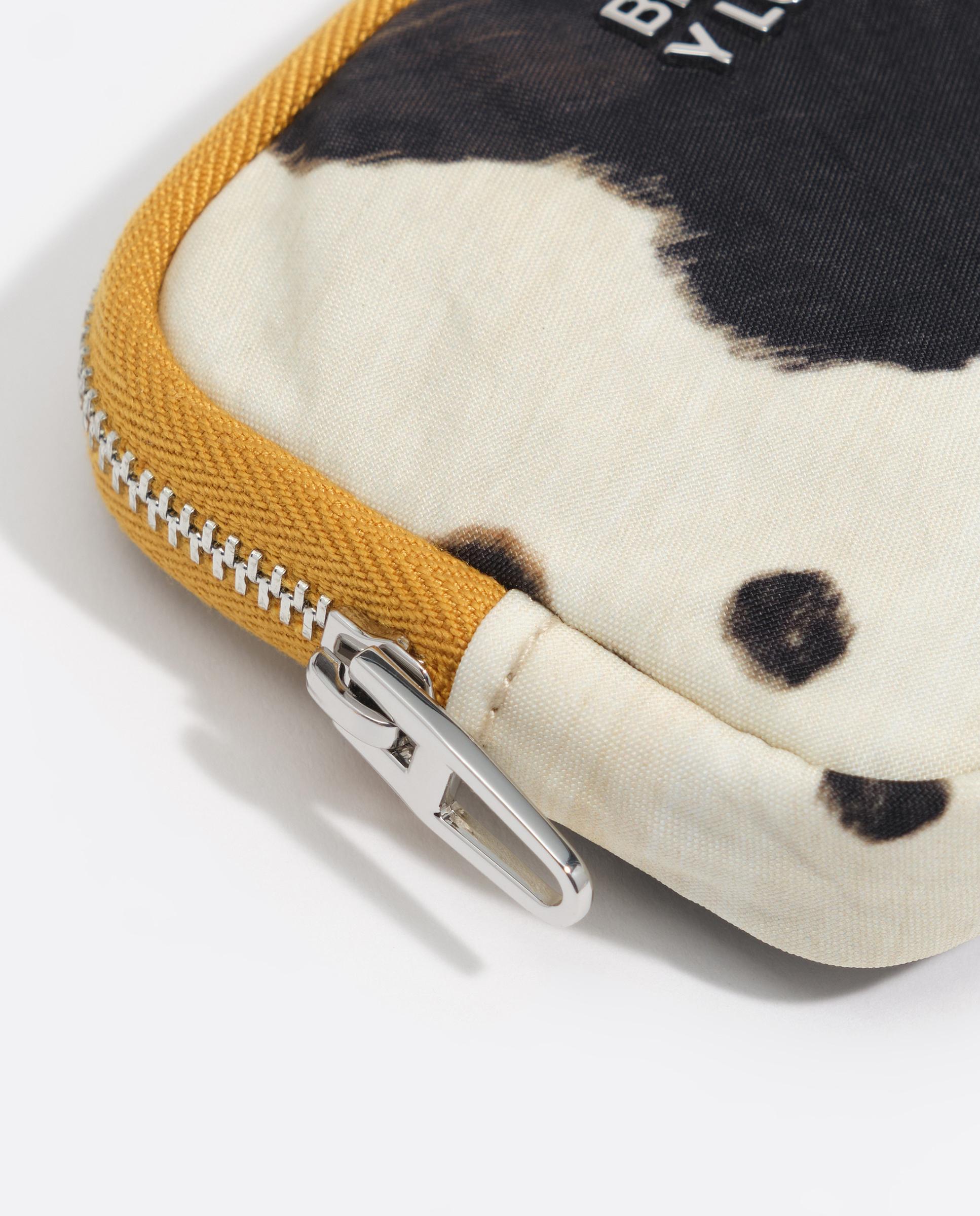 Porta-moedas em Nylon Pony Branco-3
