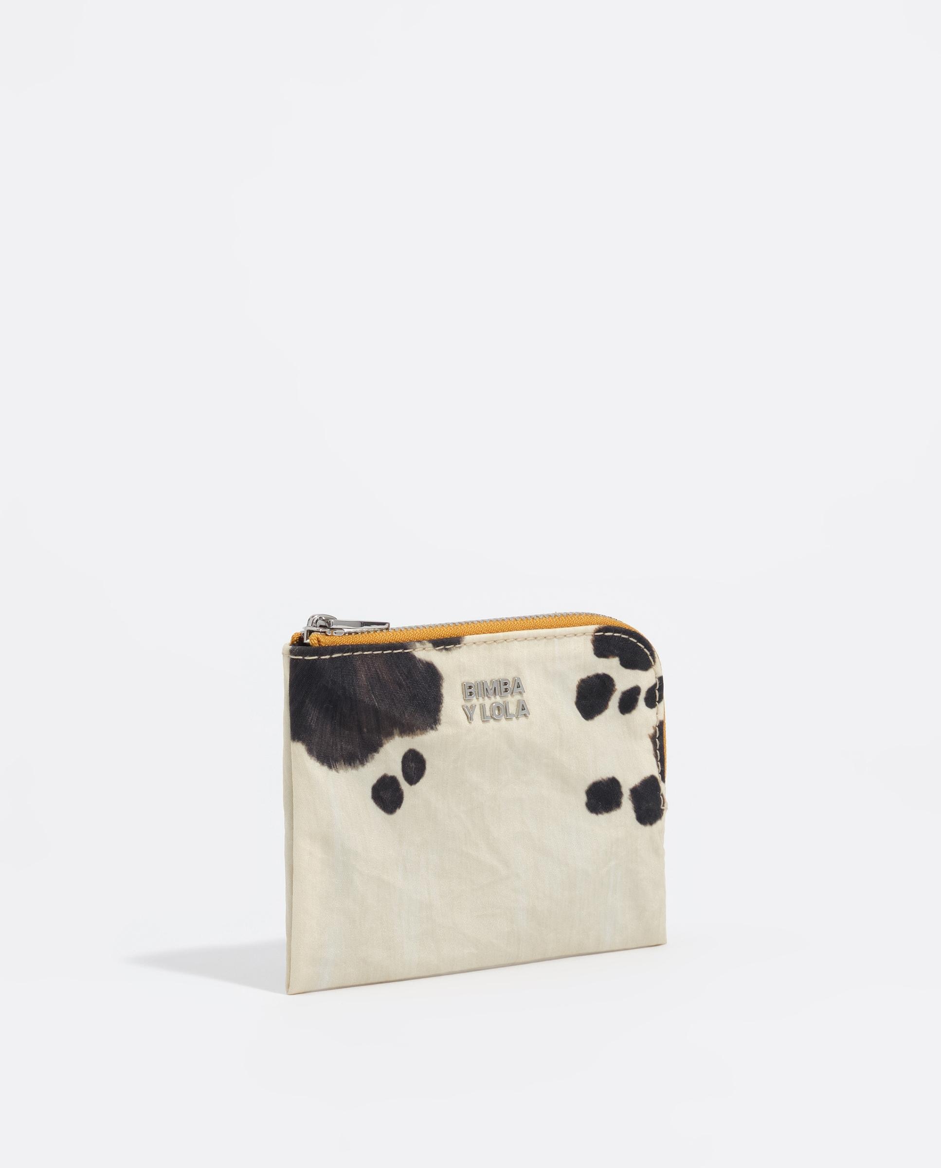 Porta-moedas em Nylon Pony Branco-2