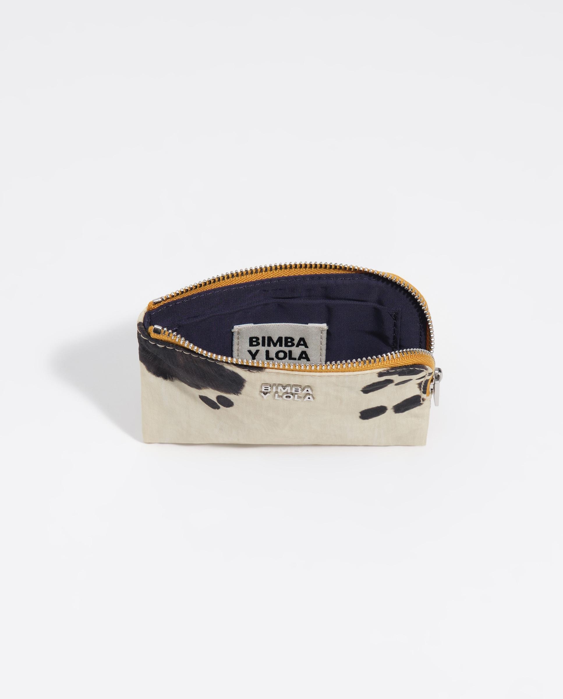 Porta-moedas em Nylon Pony Branco-4