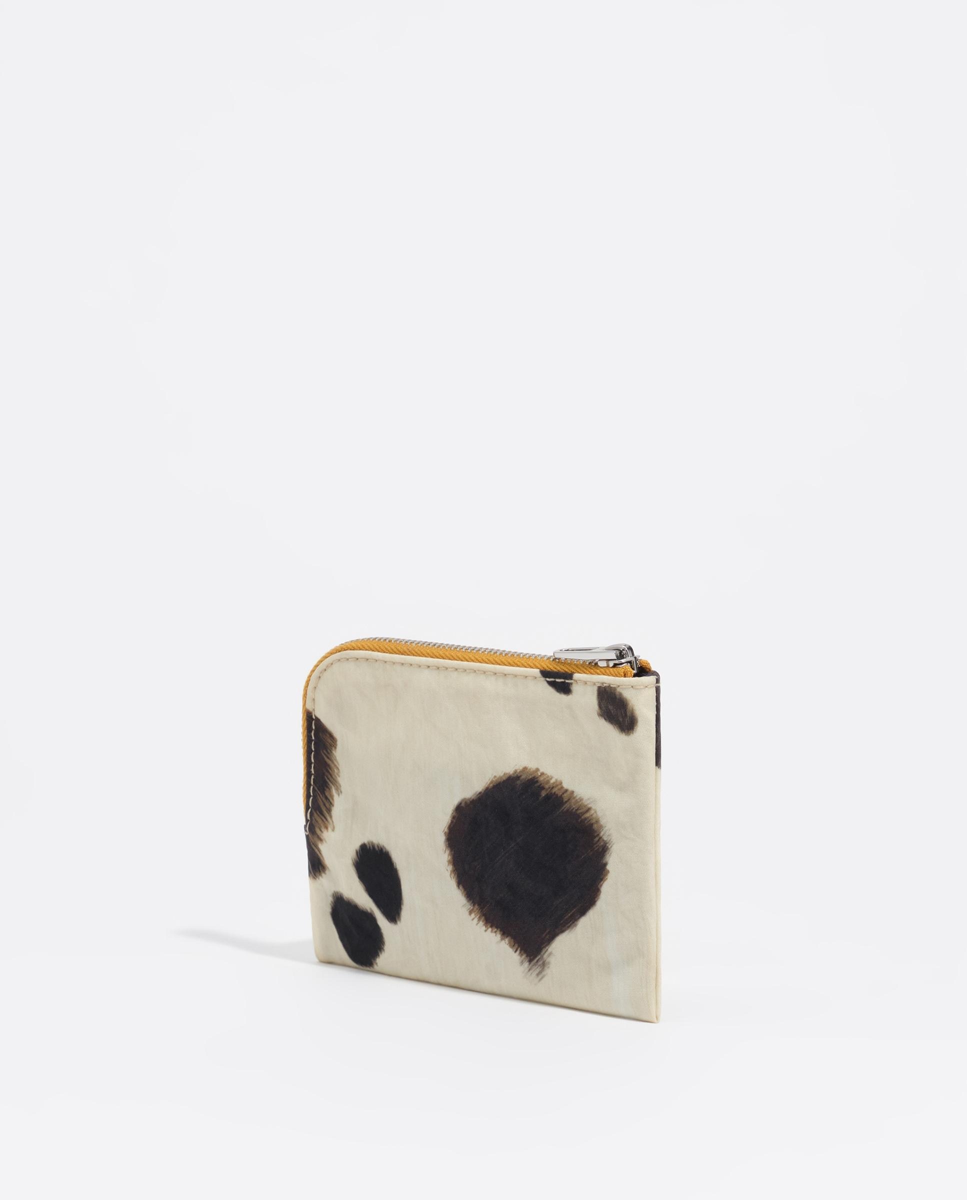 Porta-moedas em Nylon Pony Branco-6