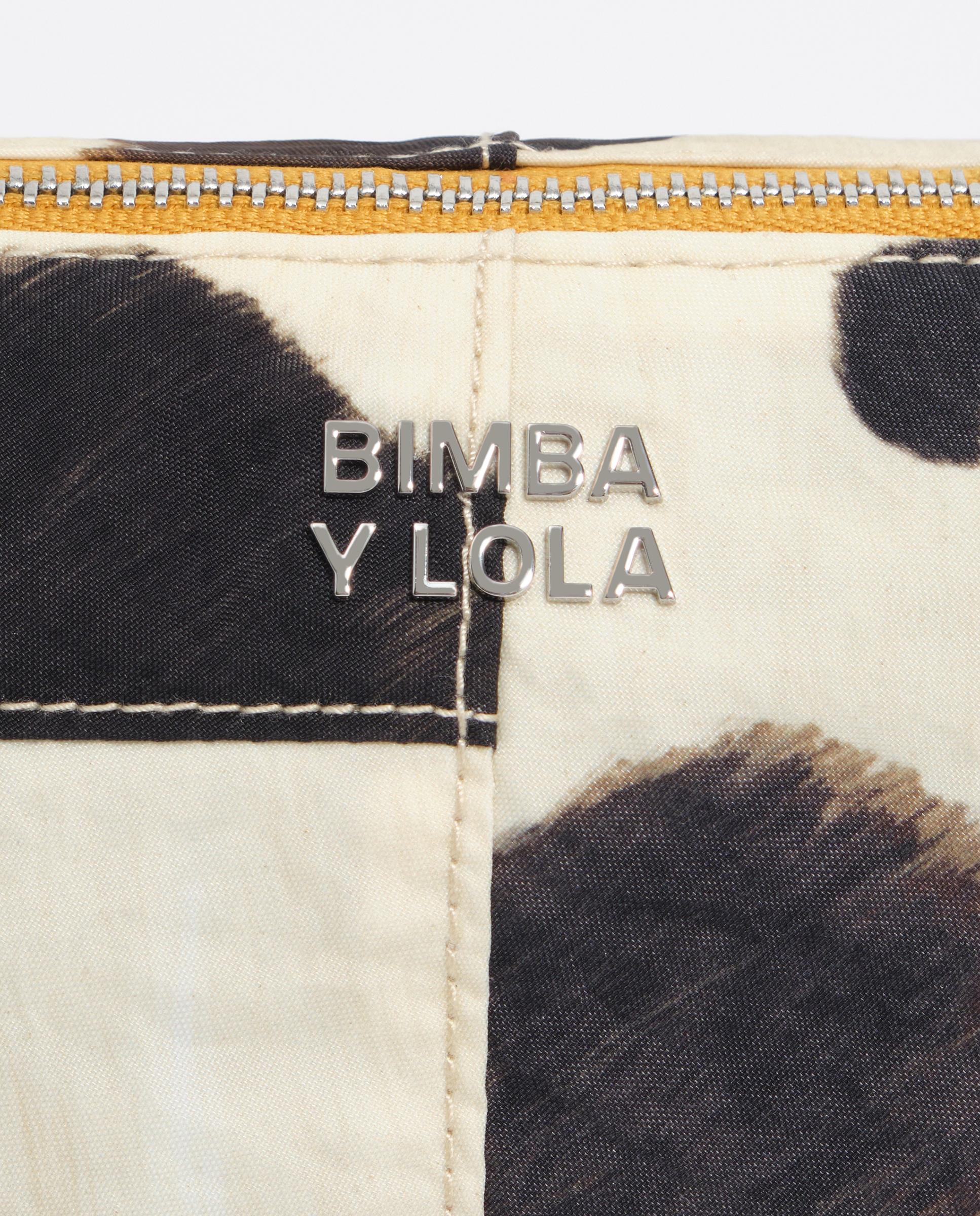 Necessaire Médio de Nylon Pony Branco-3