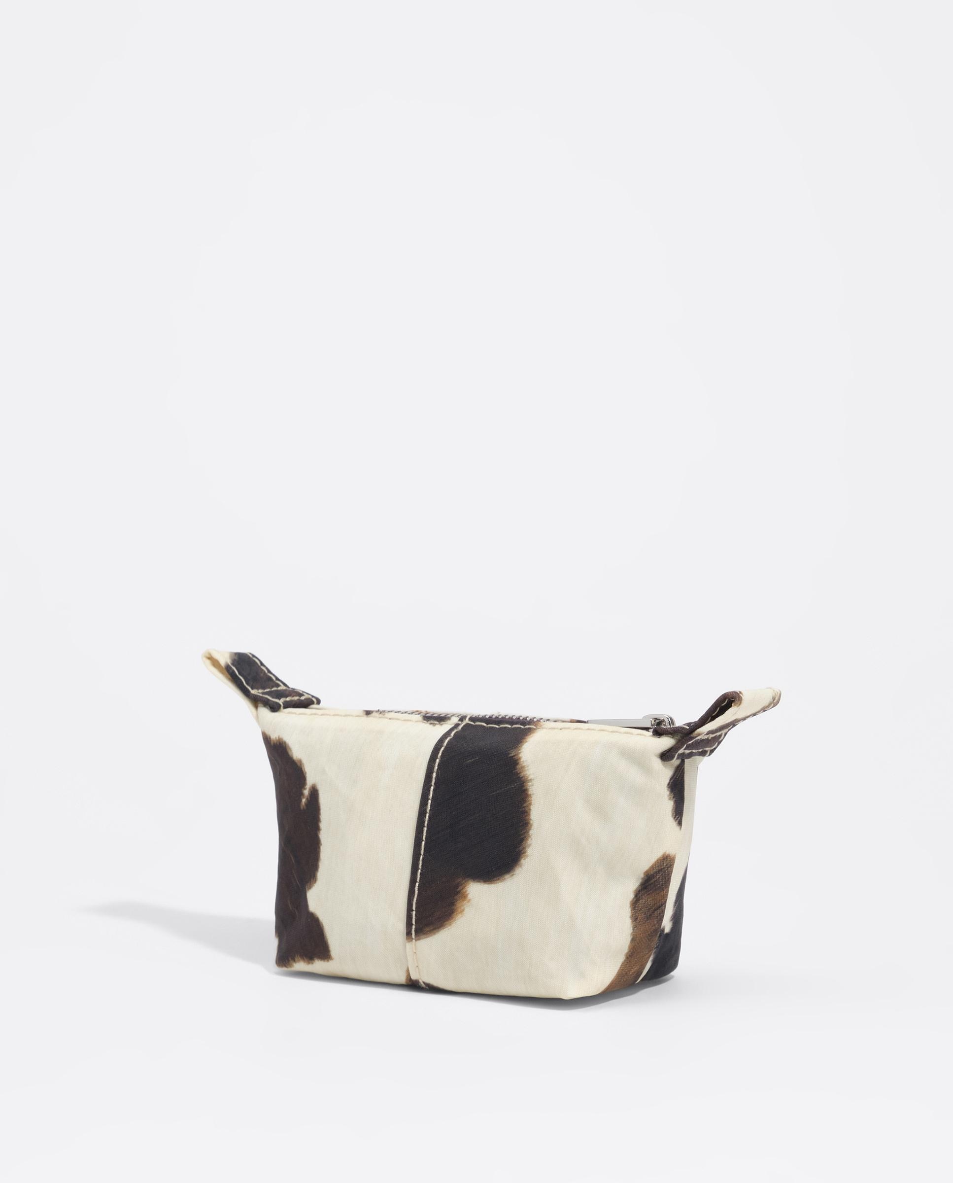 Porta-moedas Trapézio Nylon Pony Branco-5
