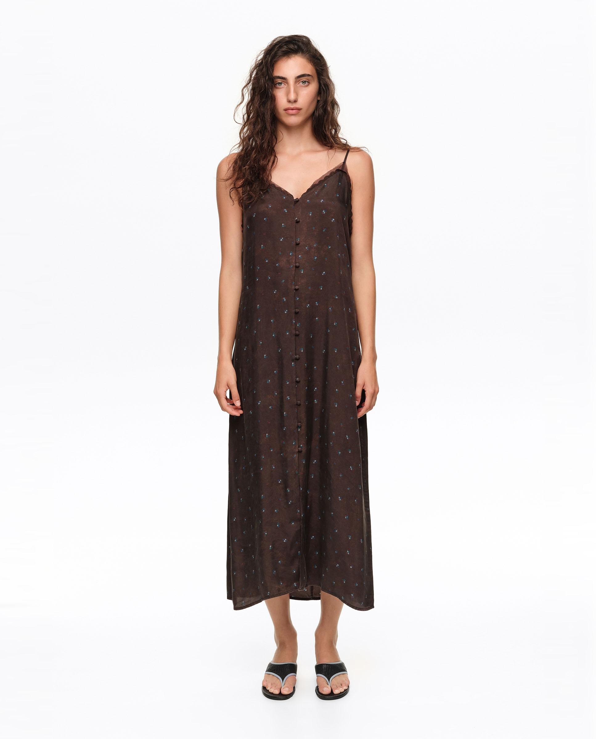 Imagem 0 de Vestido de Alças com Botões Romantic Sweet Flores