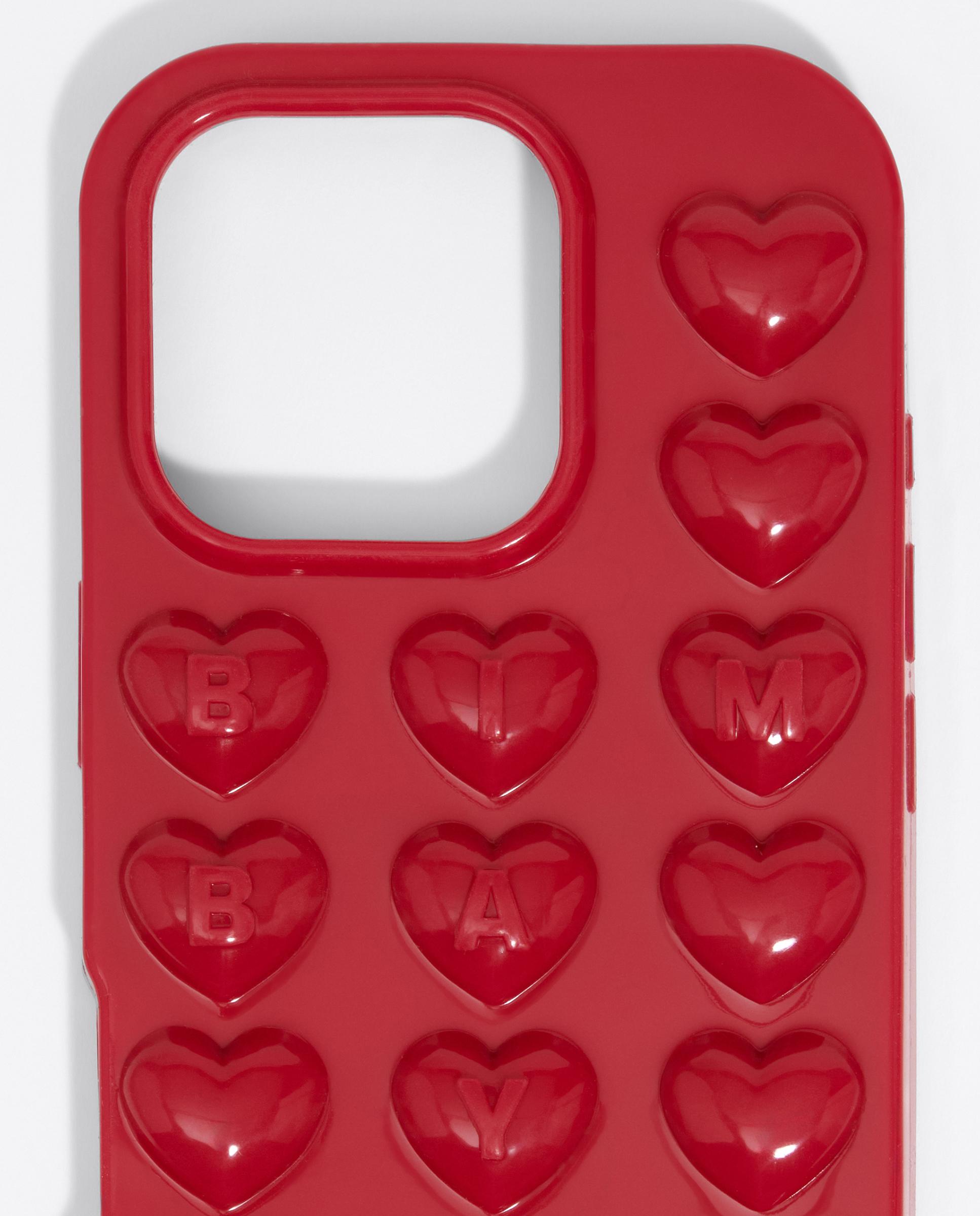 Capa de Silicone para Iphone 16 Pro Max Brilhante Vermelho-2