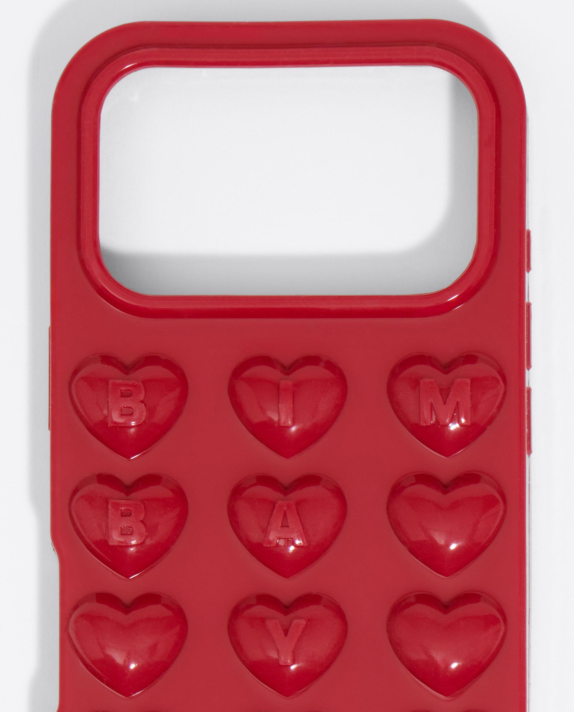 Capa de Silicone Iphone 17 Pro Max Brilhante Vermelho-2