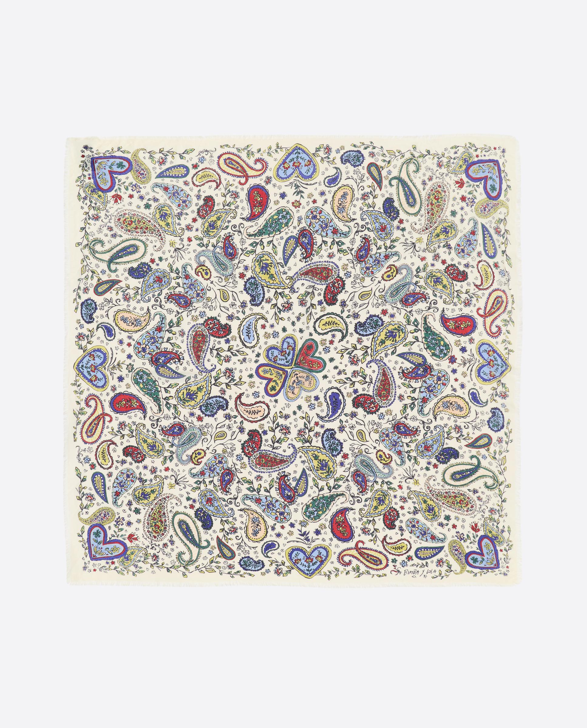 Imagem 0 de Xaile 120*120 Pasley Off White