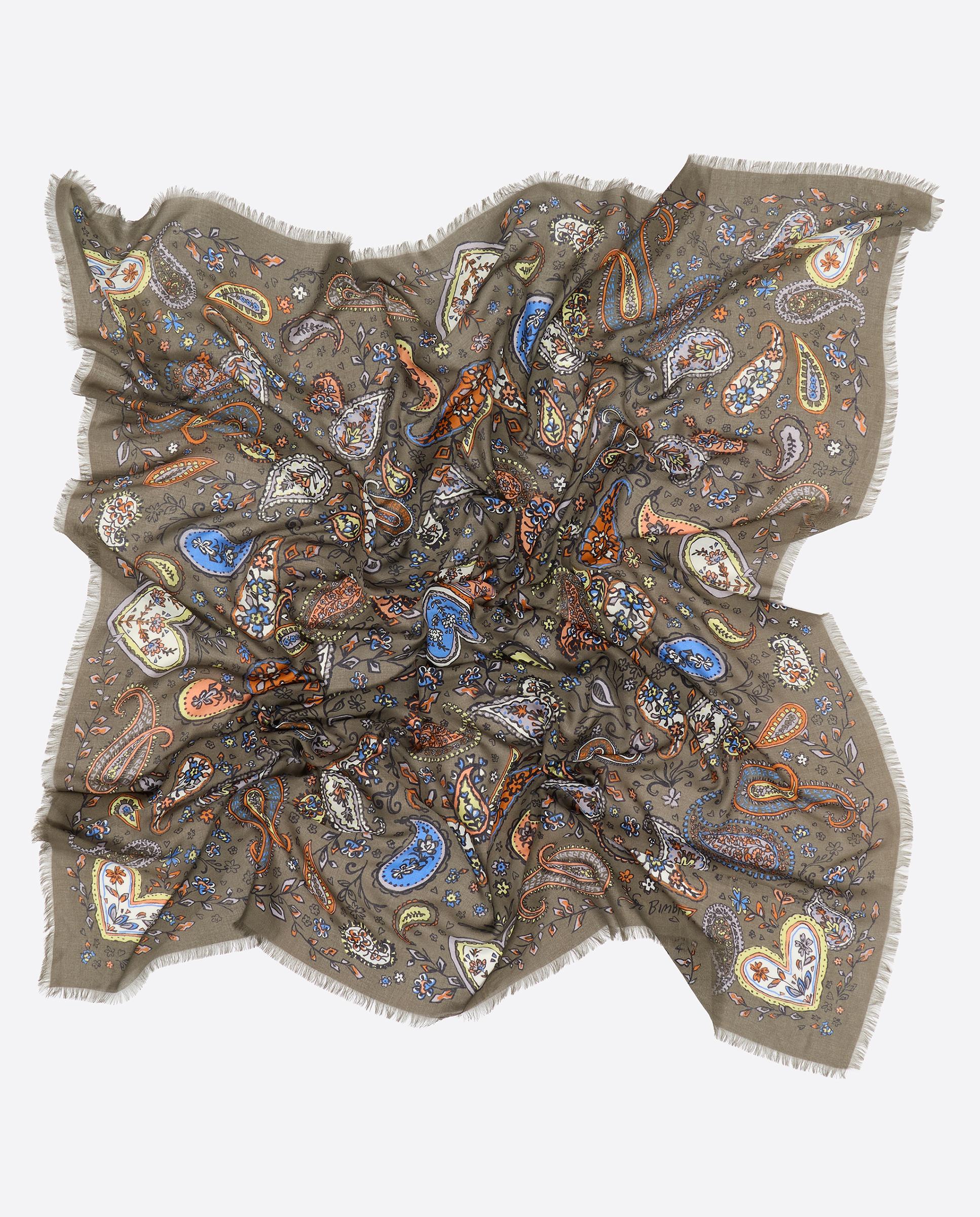 Xaile 120*120 Paisley Caqui-2