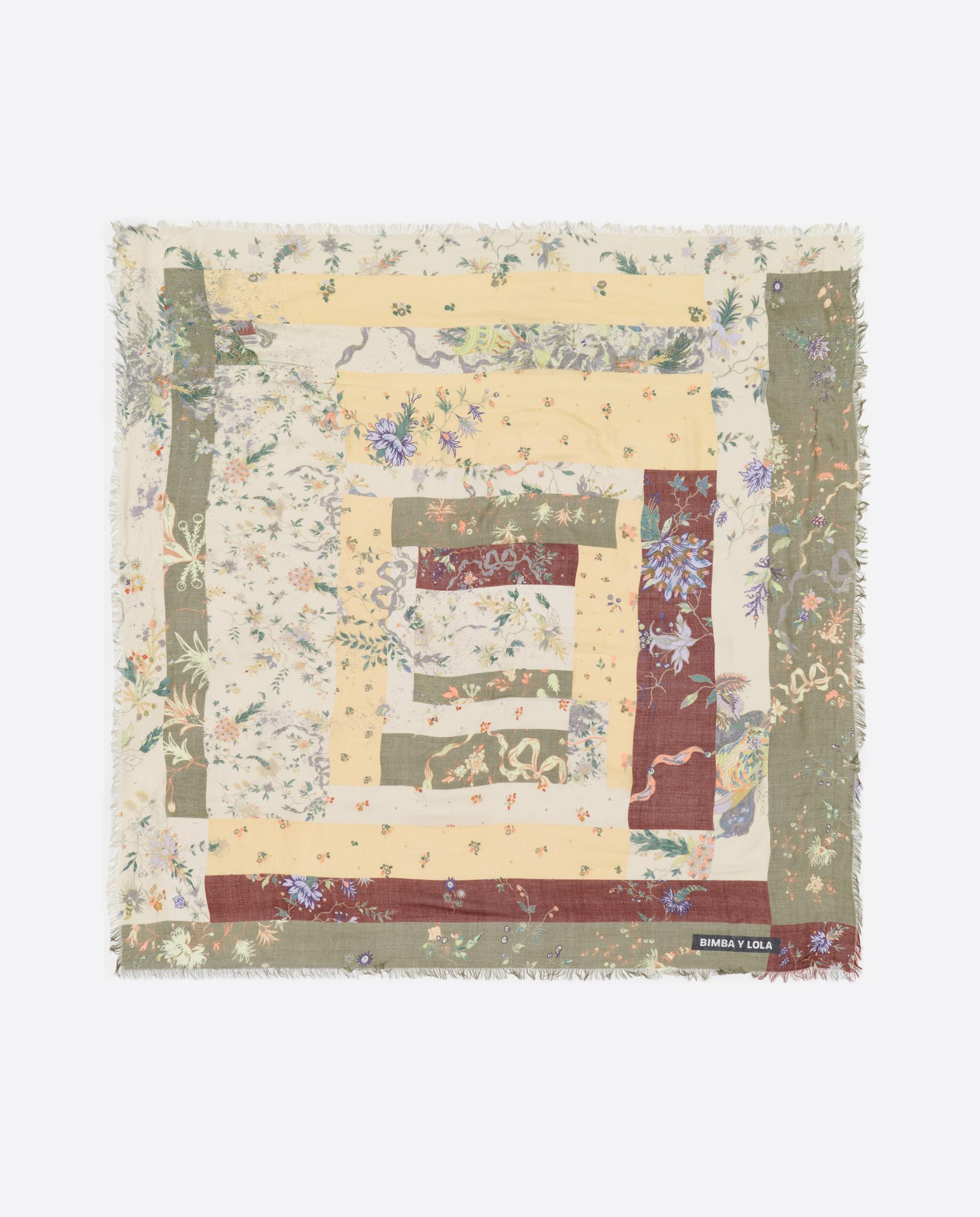 Imagem 0 de Xaile Patchwork Romantic Flowers