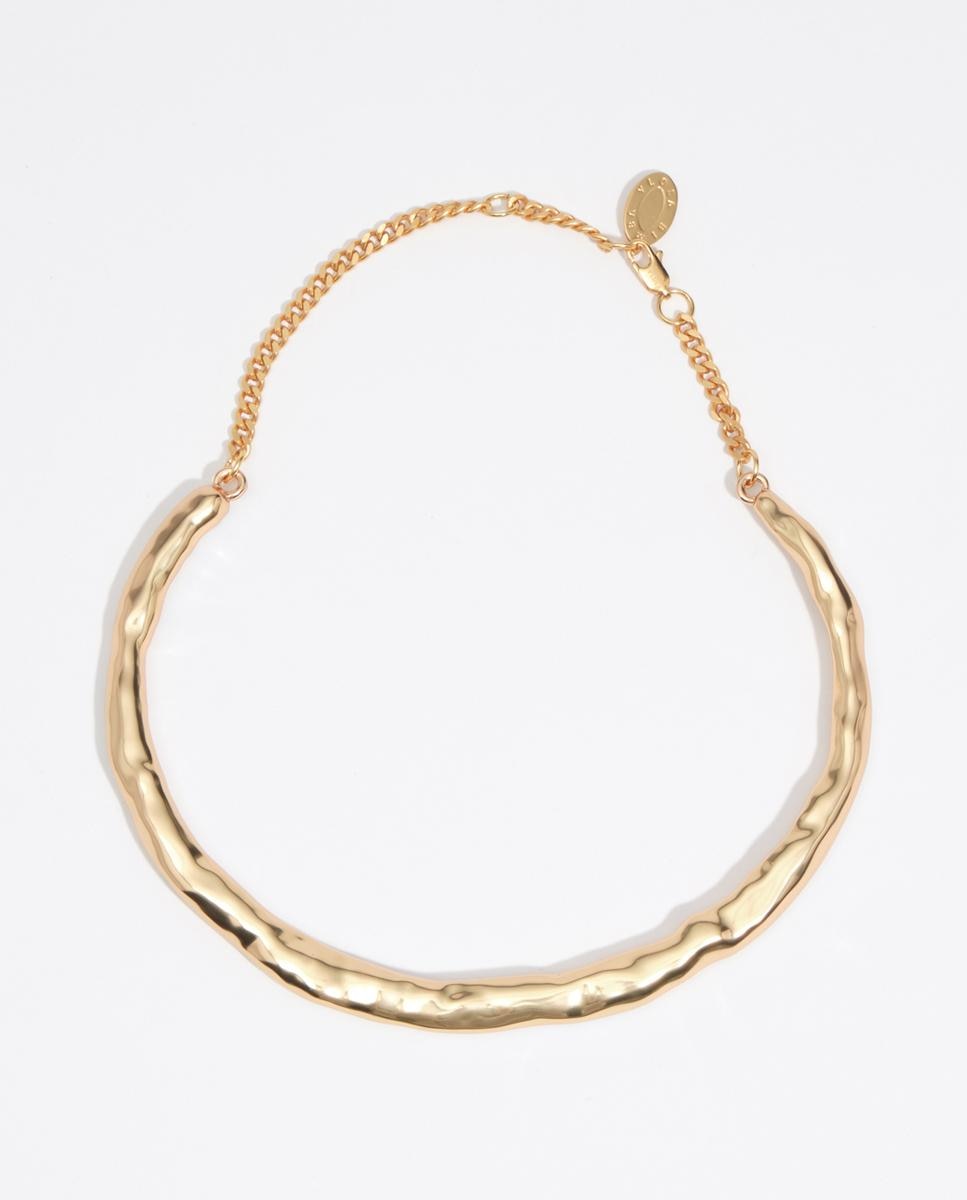 Imagem 0 de Choker com Textura em Dourado Mate