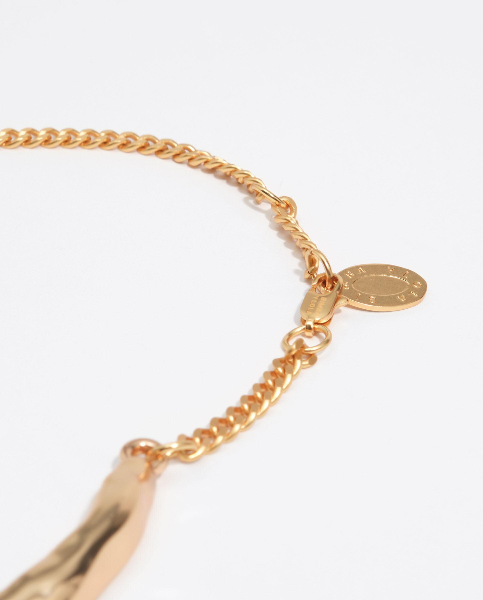 Choker com Textura em Dourado Mate Dourado-3