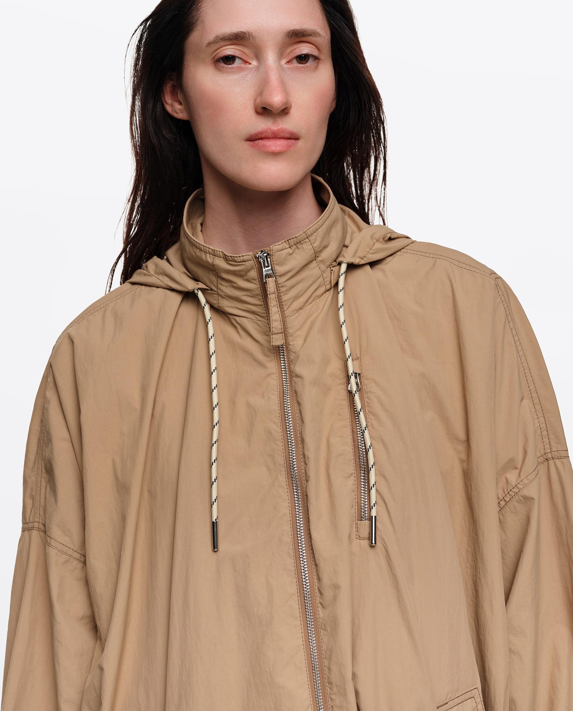 Gabardina Fluida Linha a Camel-2