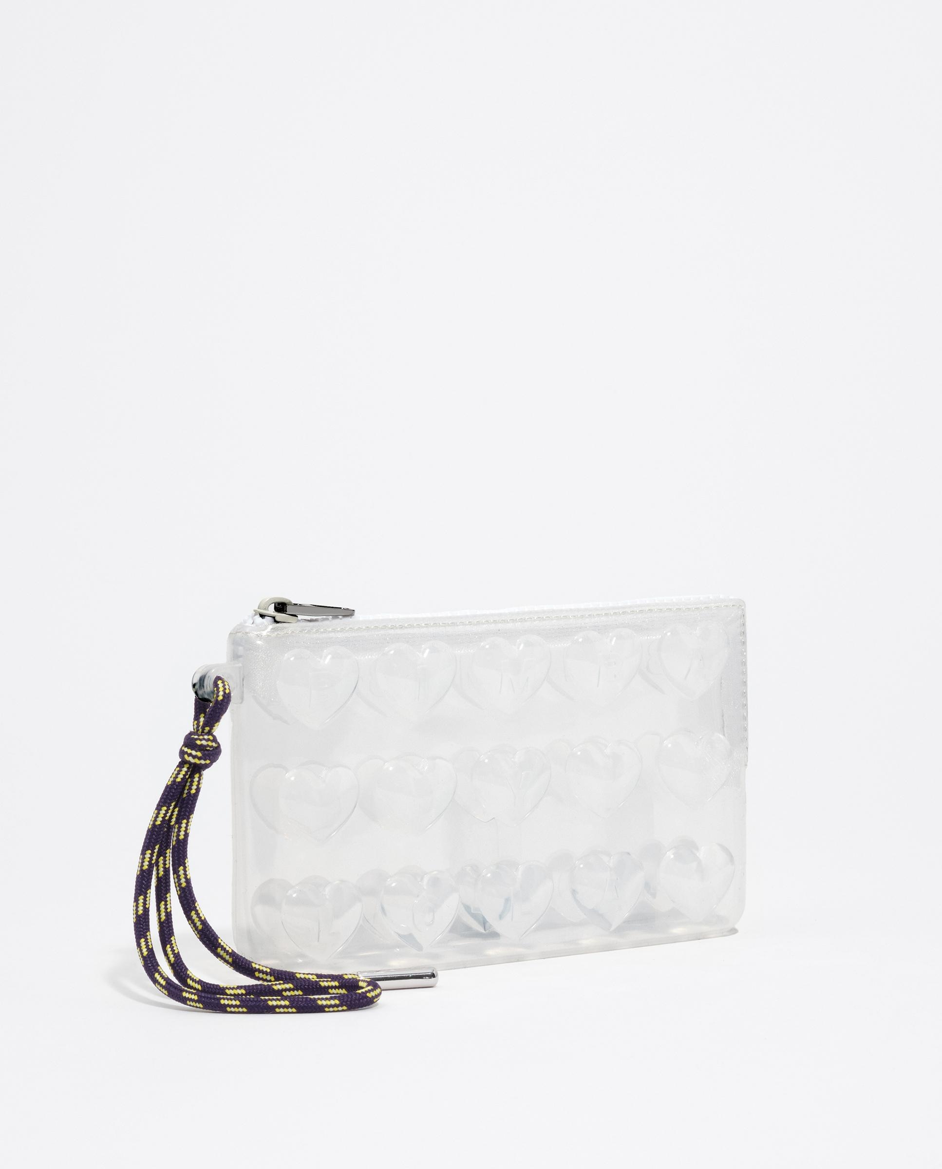 Capa de Silicone Transparente Branco / Transparente-2