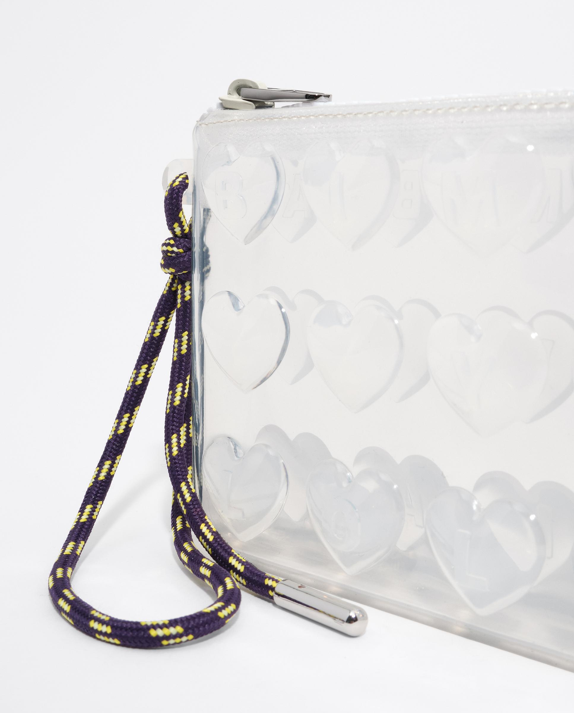 Capa de Silicone Transparente Branco / Transparente-3