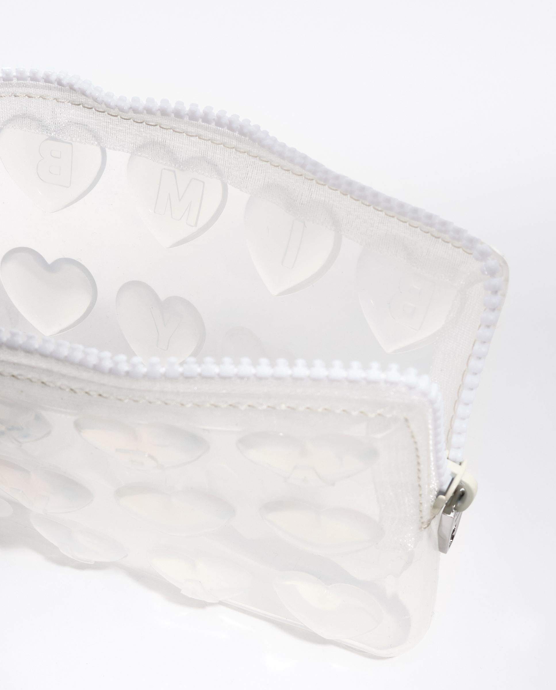 Capa de Silicone Transparente Branco / Transparente-4