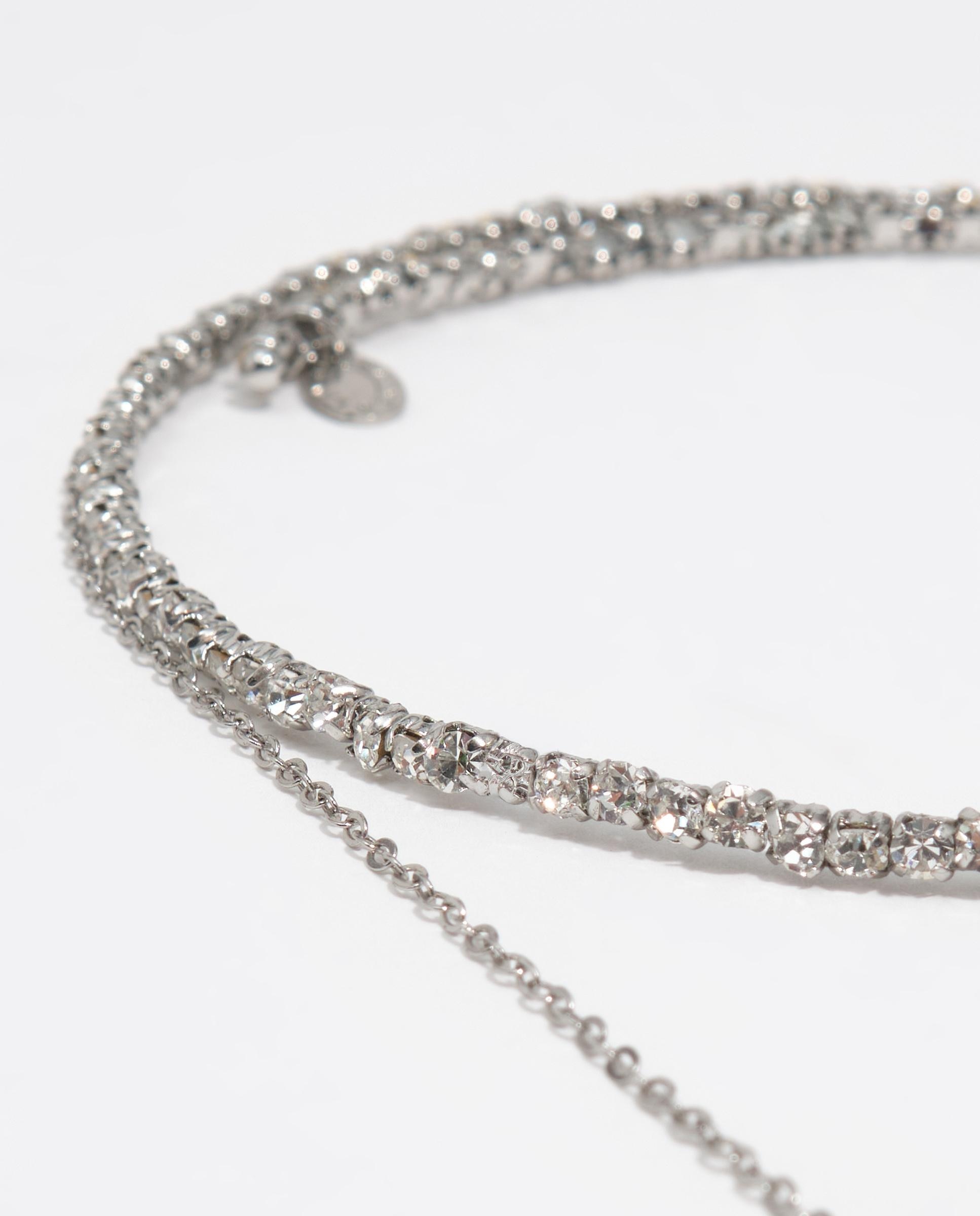 Choker Cristais e Corrente Pérola Pérola-4