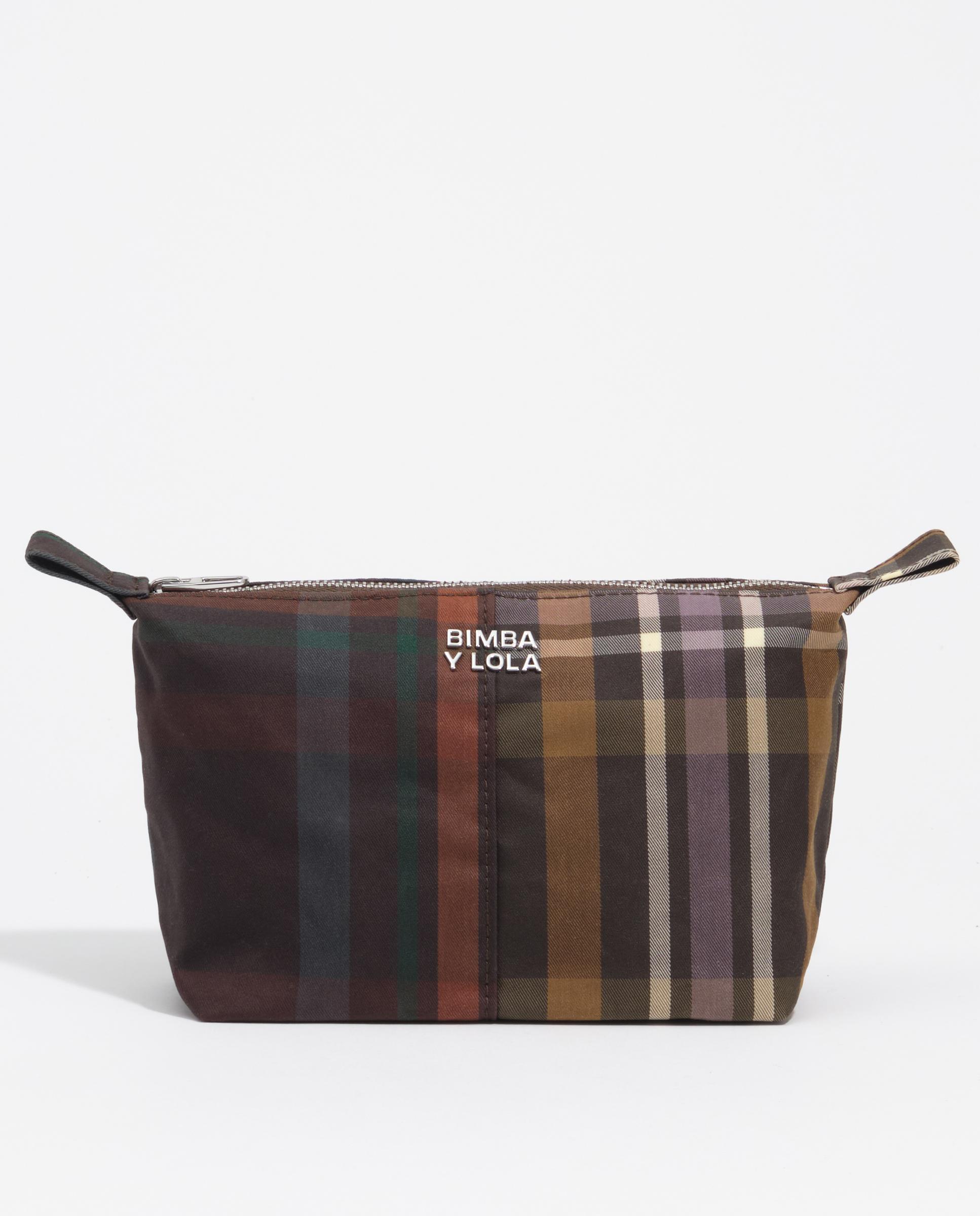 Imagem 0 de Necessaire Trapézio Pequeno Encerado Tartã