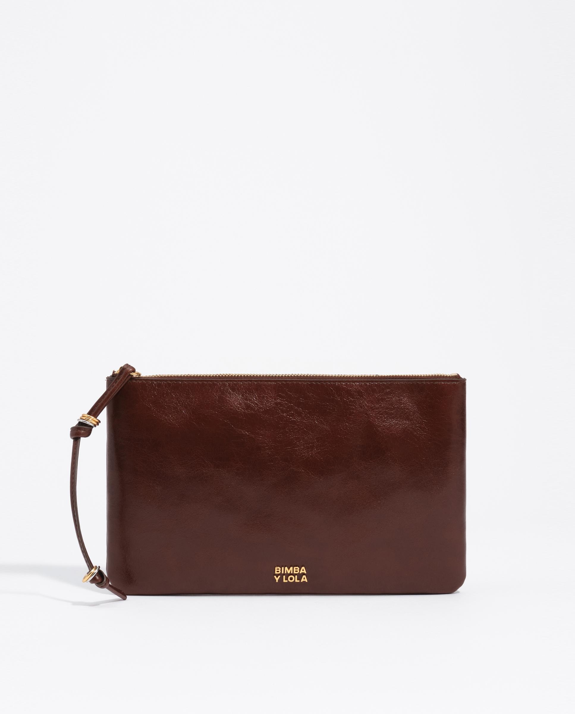 Imagem 0 de Necessaire Sobre Fecho Zip Médio de Pele