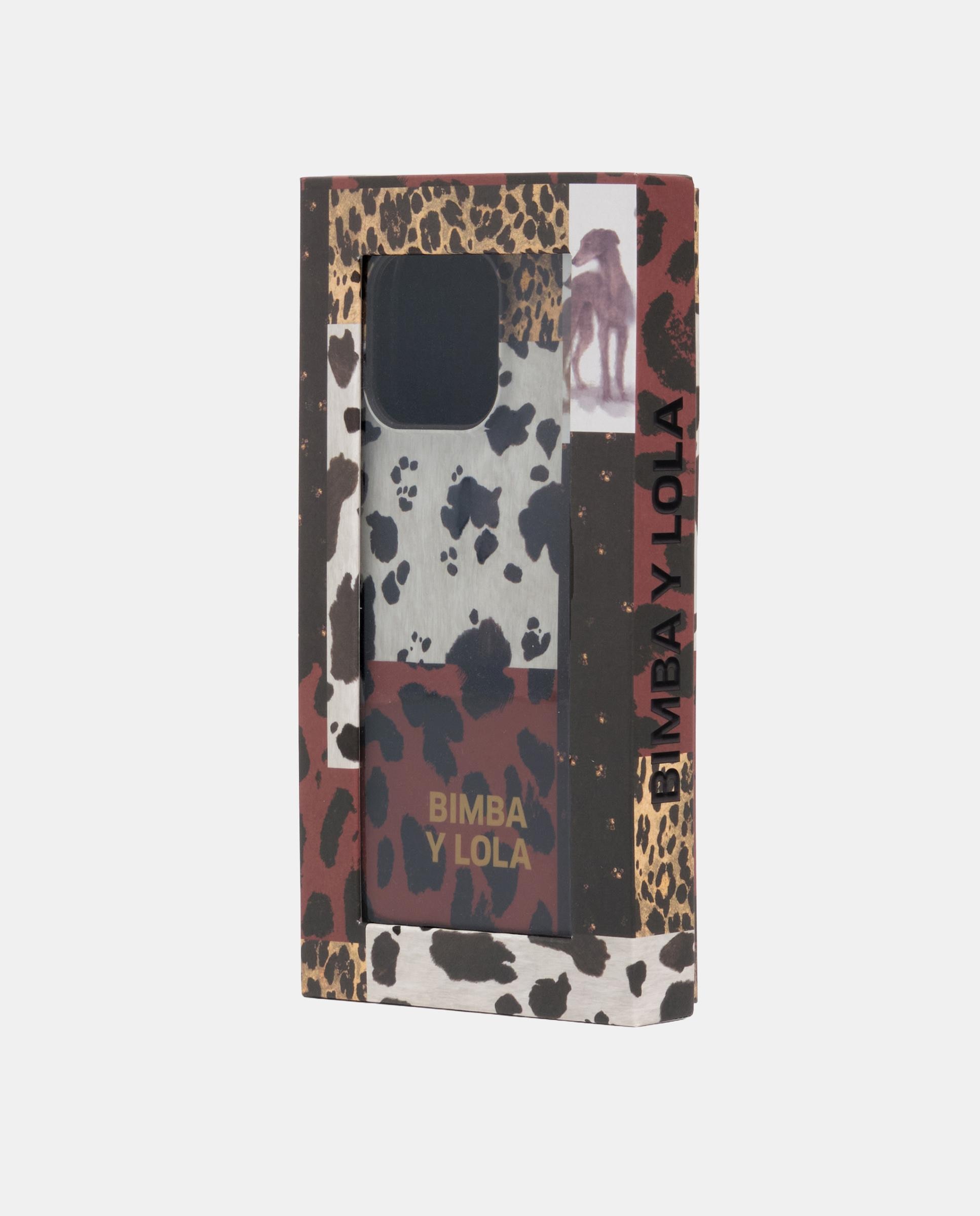 Capa Rígida Iphone 16 Pro Patchwork Pony Castanho-4