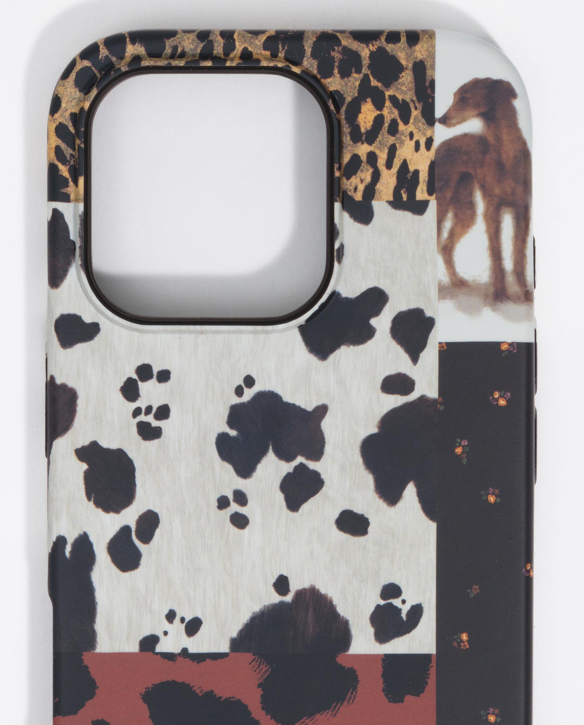 Capa Rígida Iphone 16 Pro Max Patchwork Pony Castanho-2