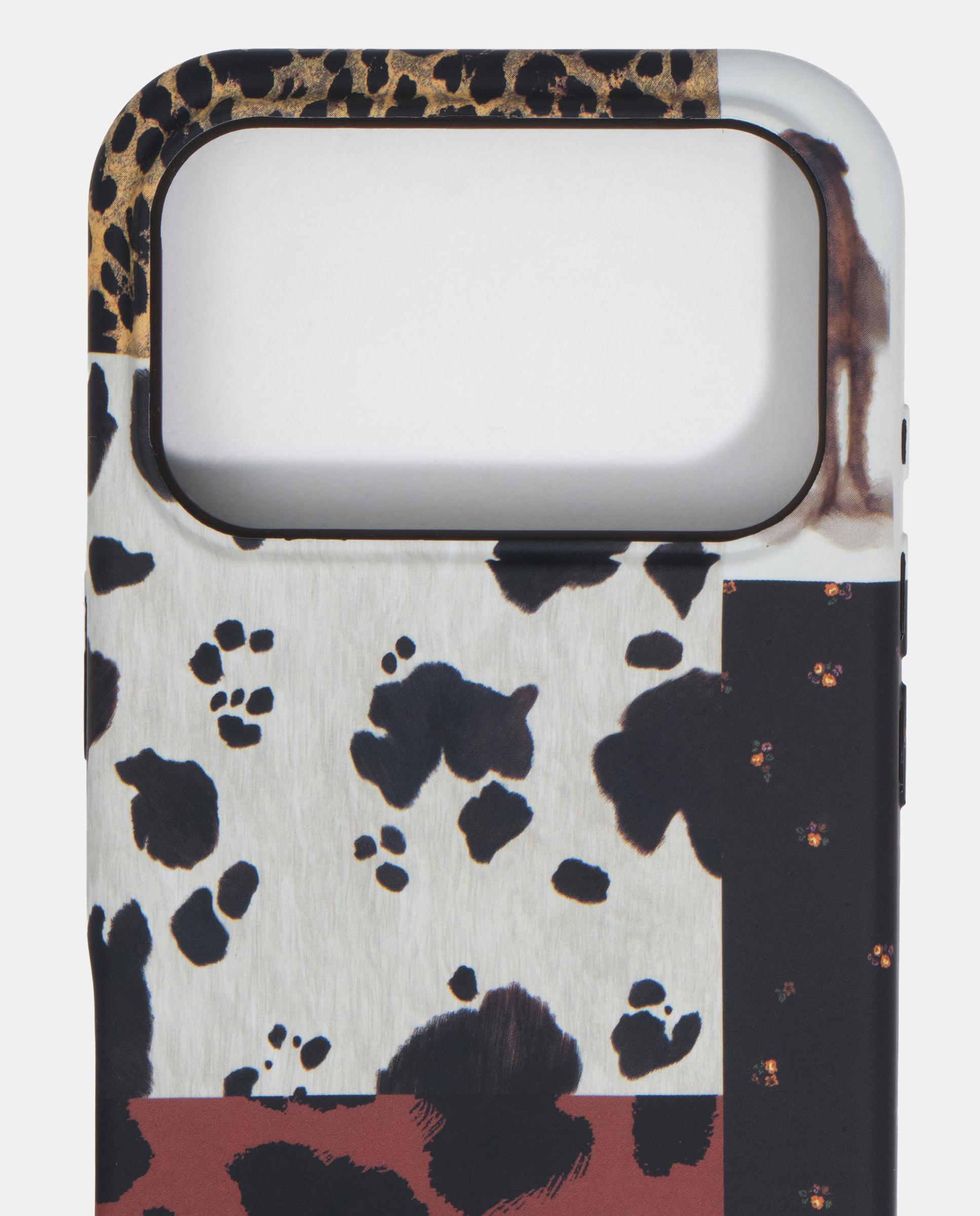 Capa Rígida Iphone 17 Pro Max Patchwork Pony Castanho-2