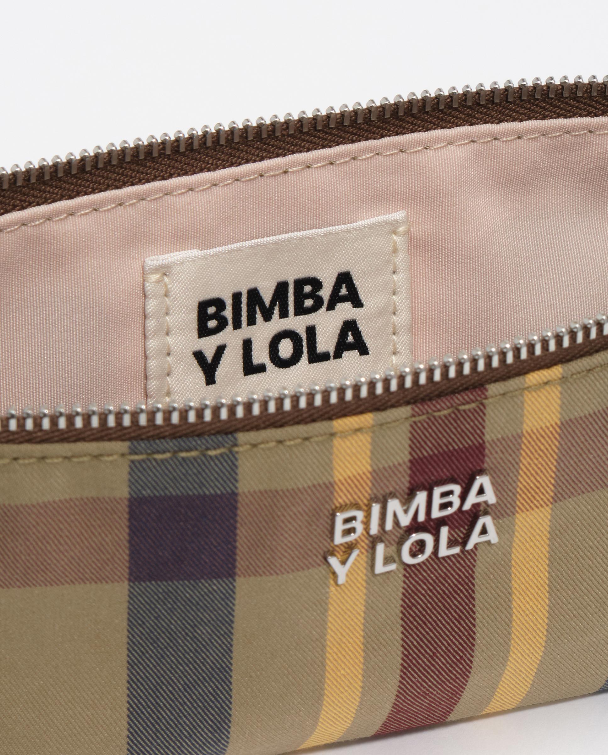 Estojo Jacquard com Fecho Zip Grená-3