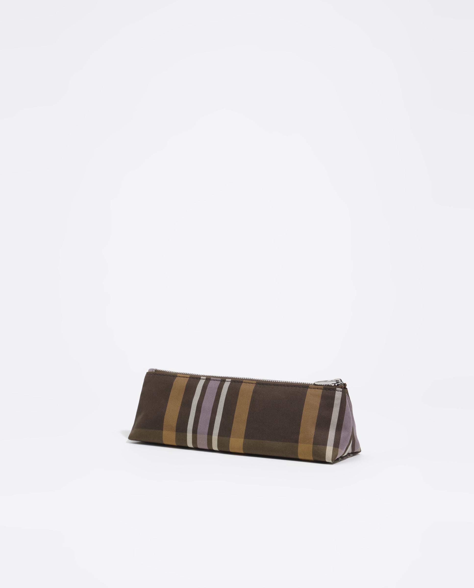 Estojo Jacquard com Fecho Zip Verde-3
