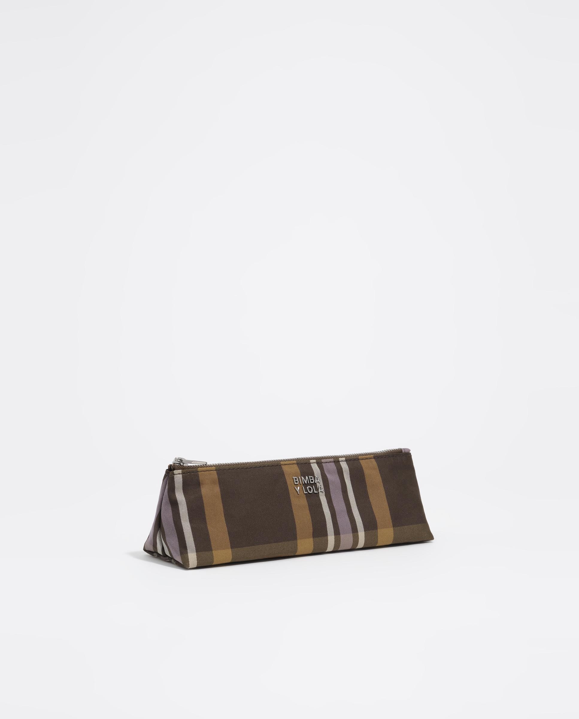 Estojo Jacquard com Fecho Zip Verde-4