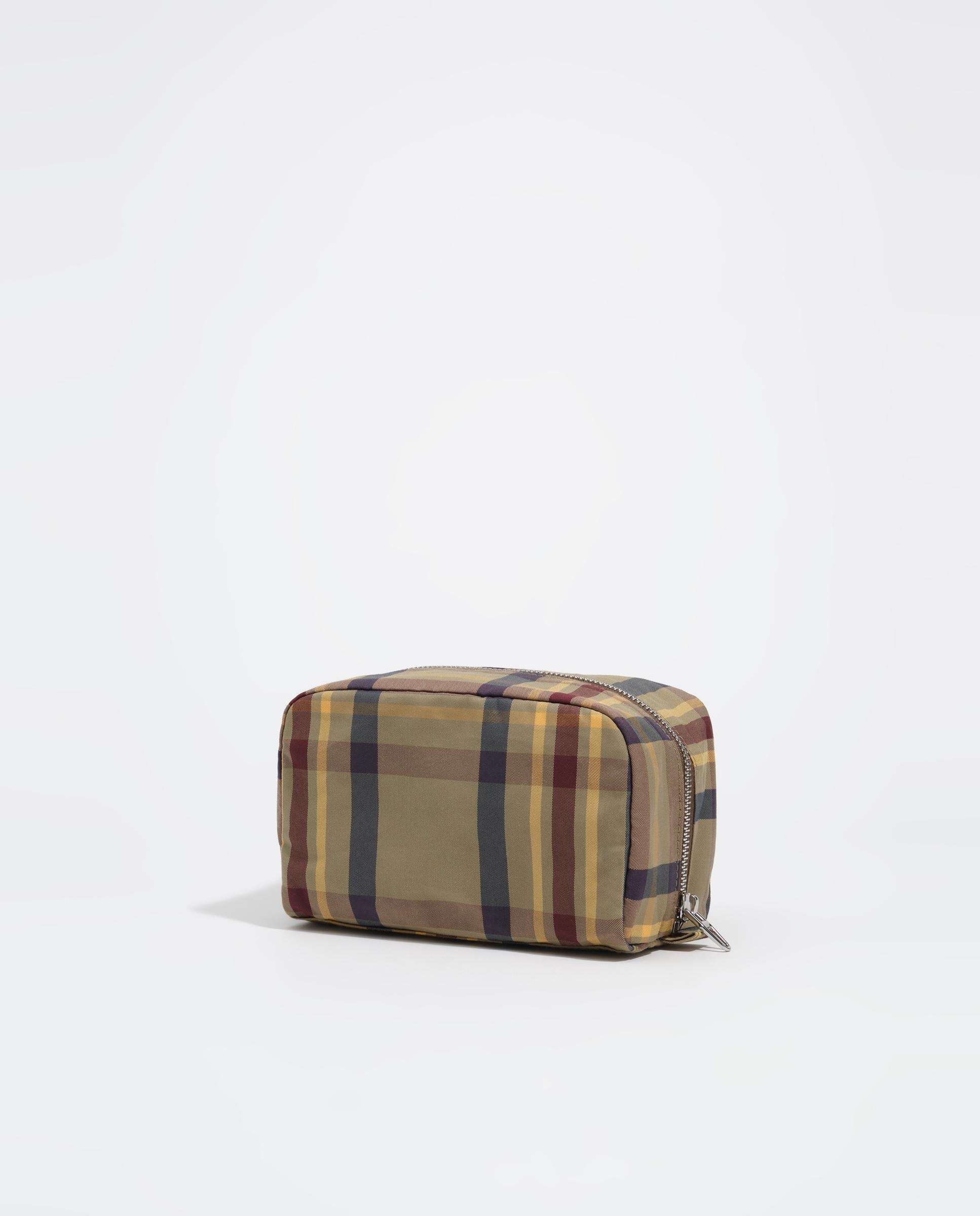 Necessaire Pequeno Jacquard Grená-4