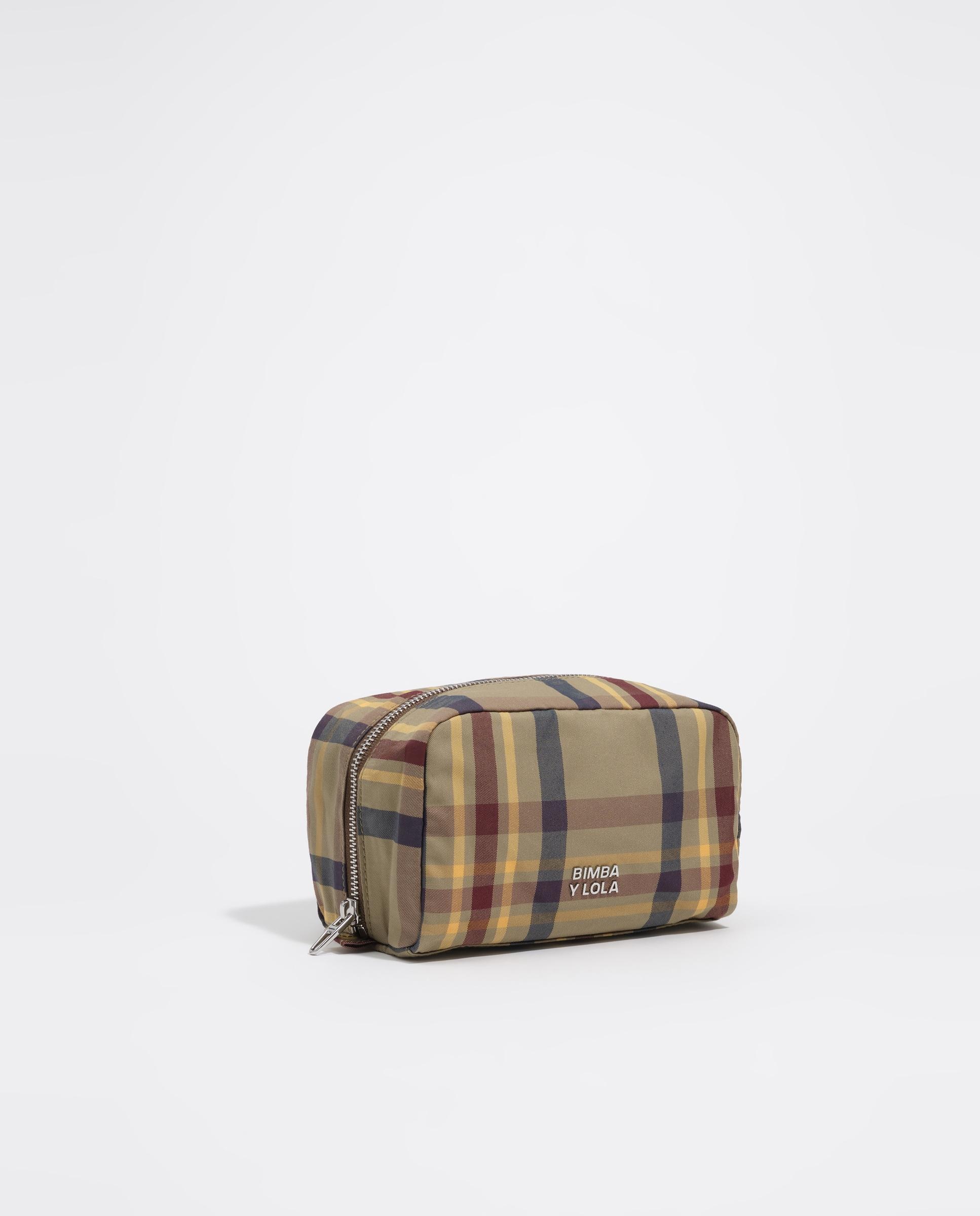 Necessaire Pequeno Jacquard Grená-5
