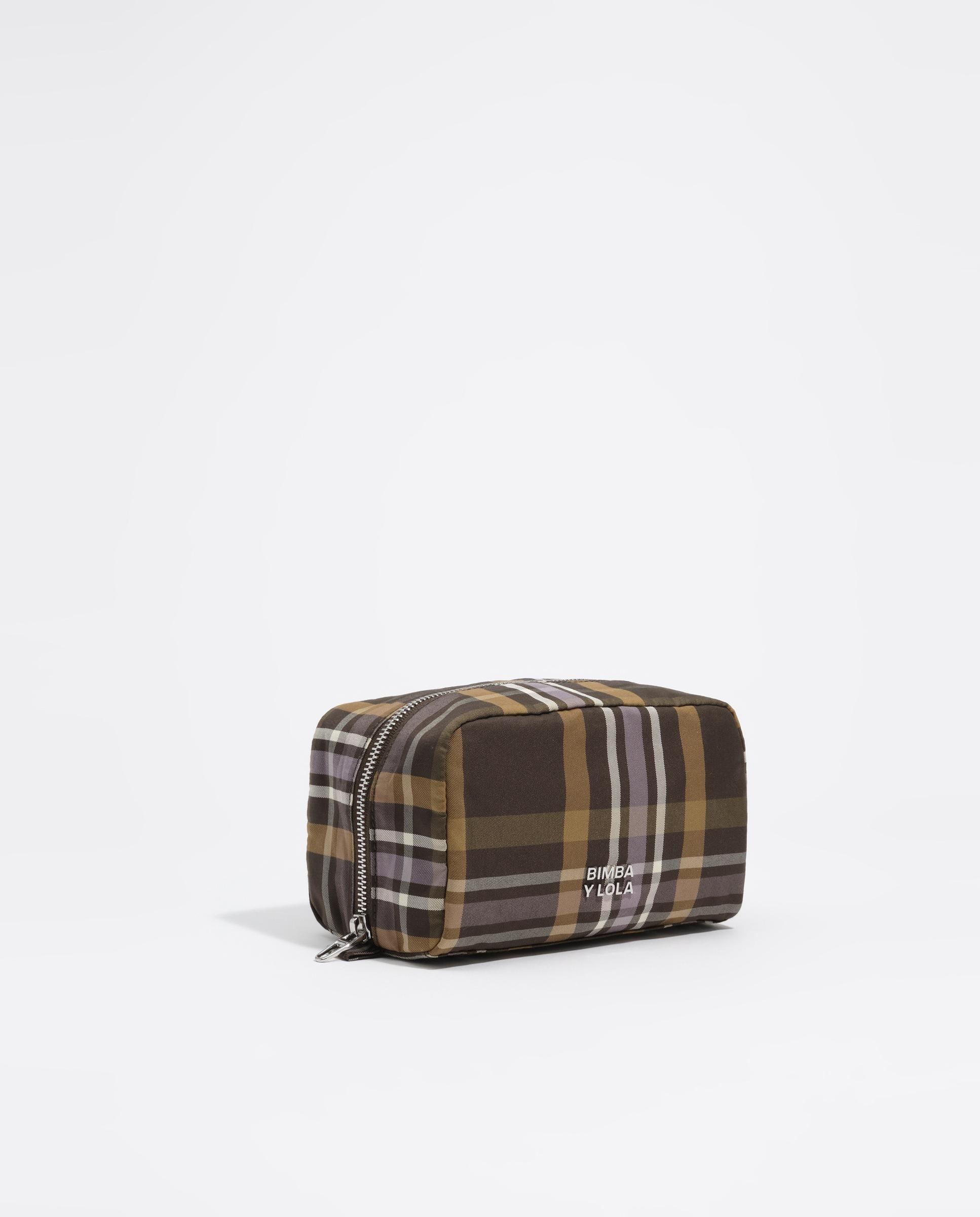 Necessaire Pequeno Jacquard Verde-7