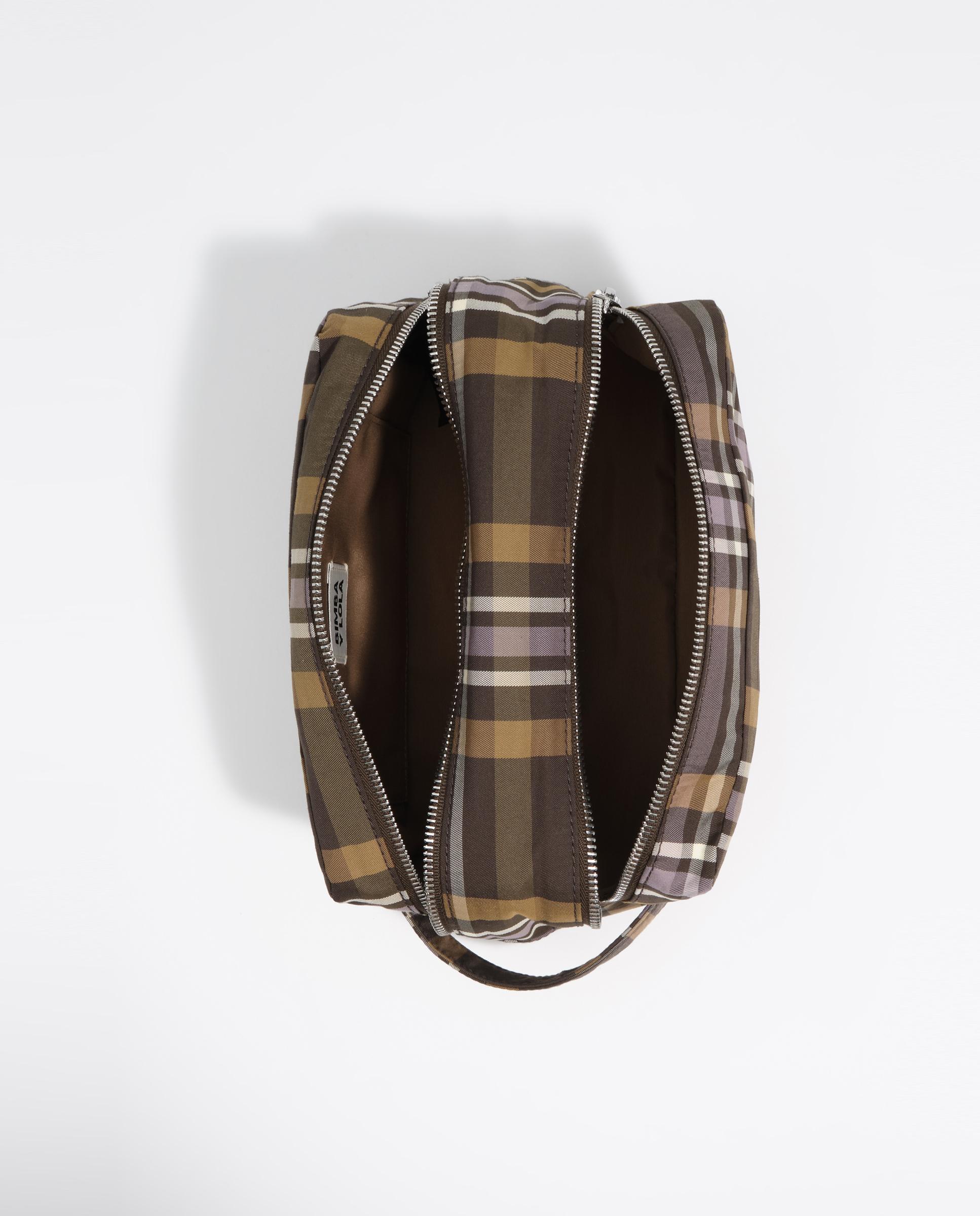 Necessaire Duplo Grande Jacquard Verde-3