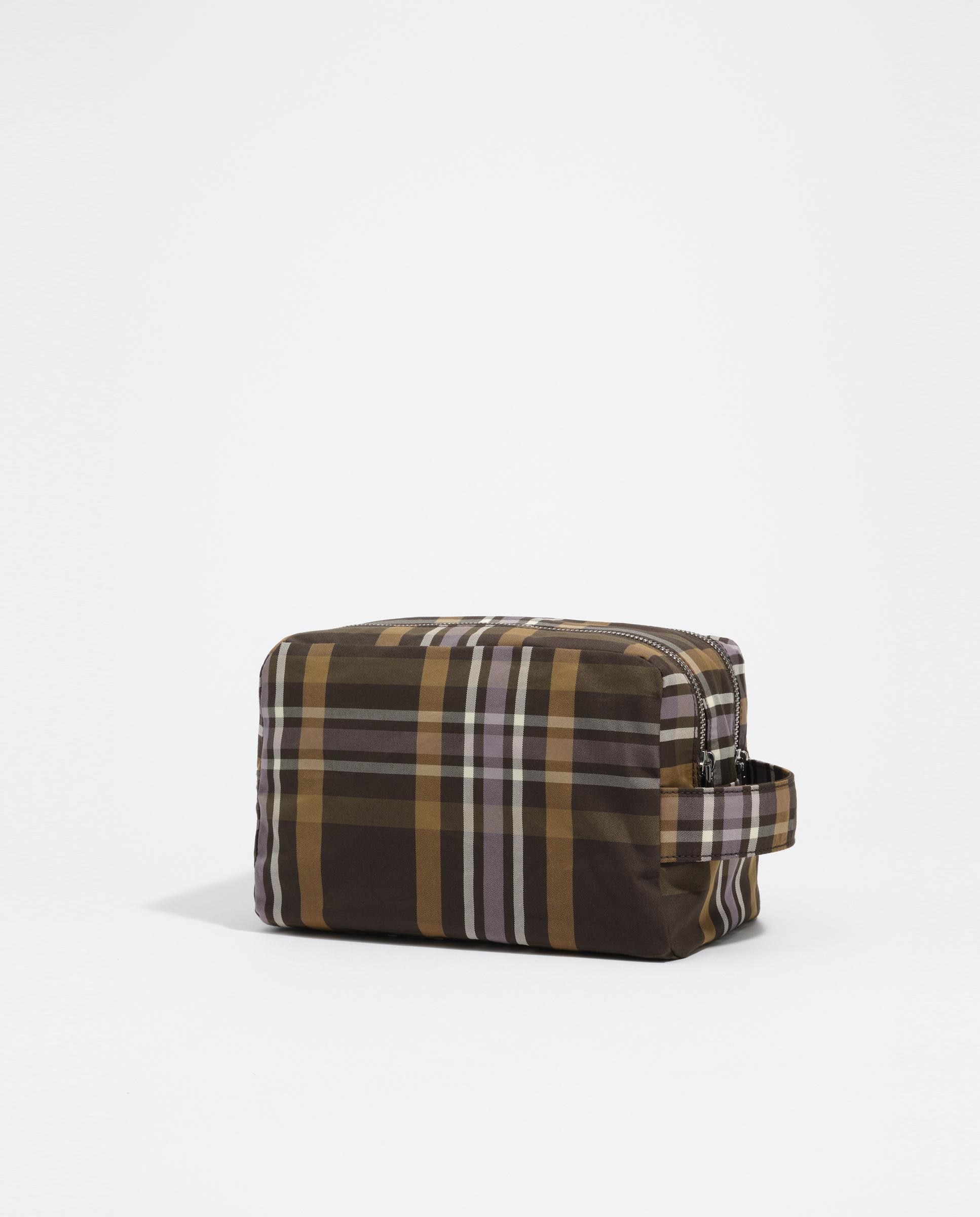 Necessaire Duplo Grande Jacquard Verde-4