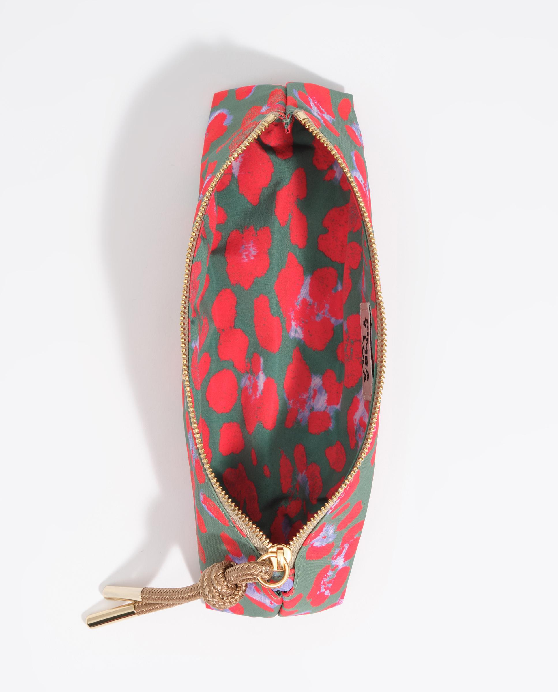 Estojo de Nylon Leopard em Água-marinha Multicolor-3