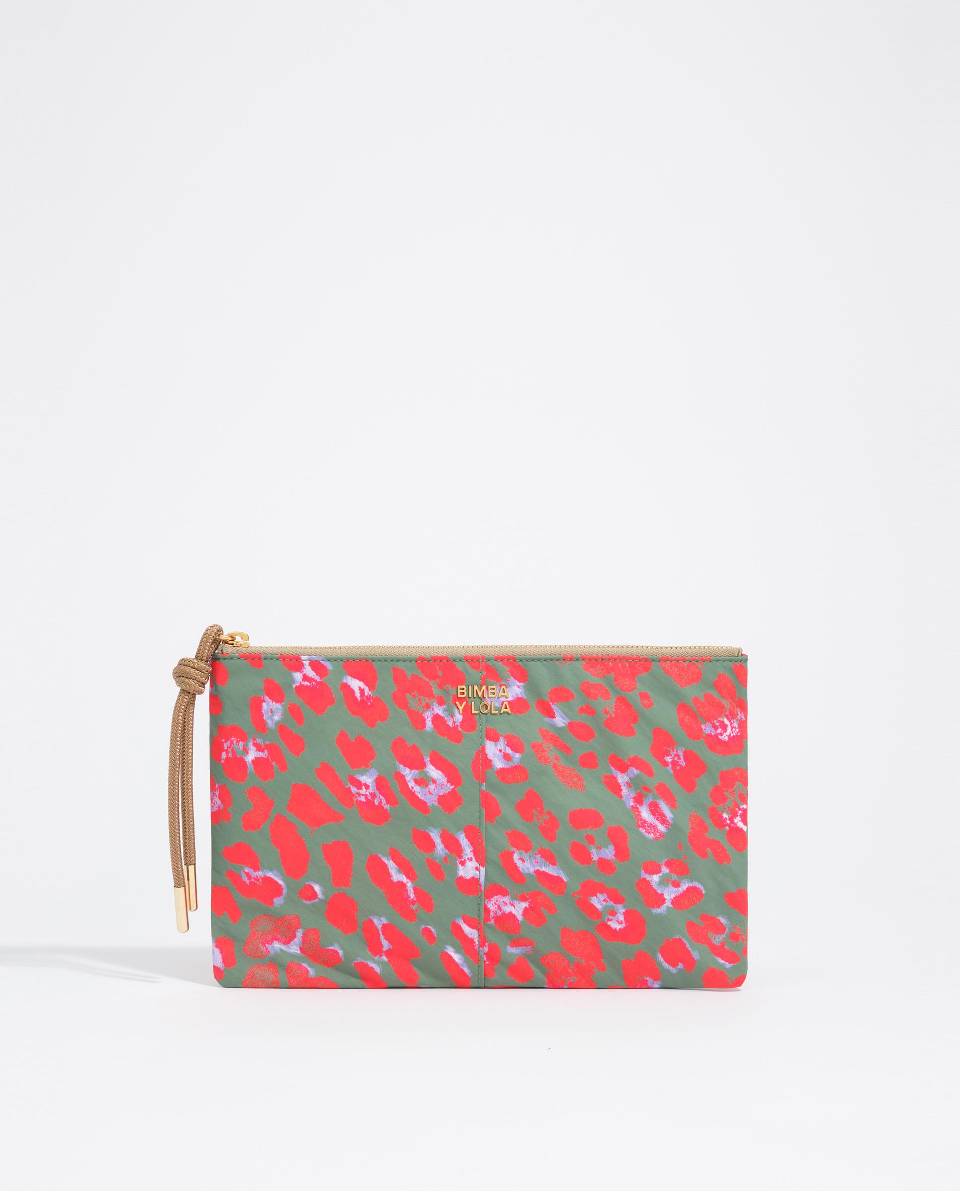 Imagem 0 de Necessaire de Nylon Leopard Água-marinha