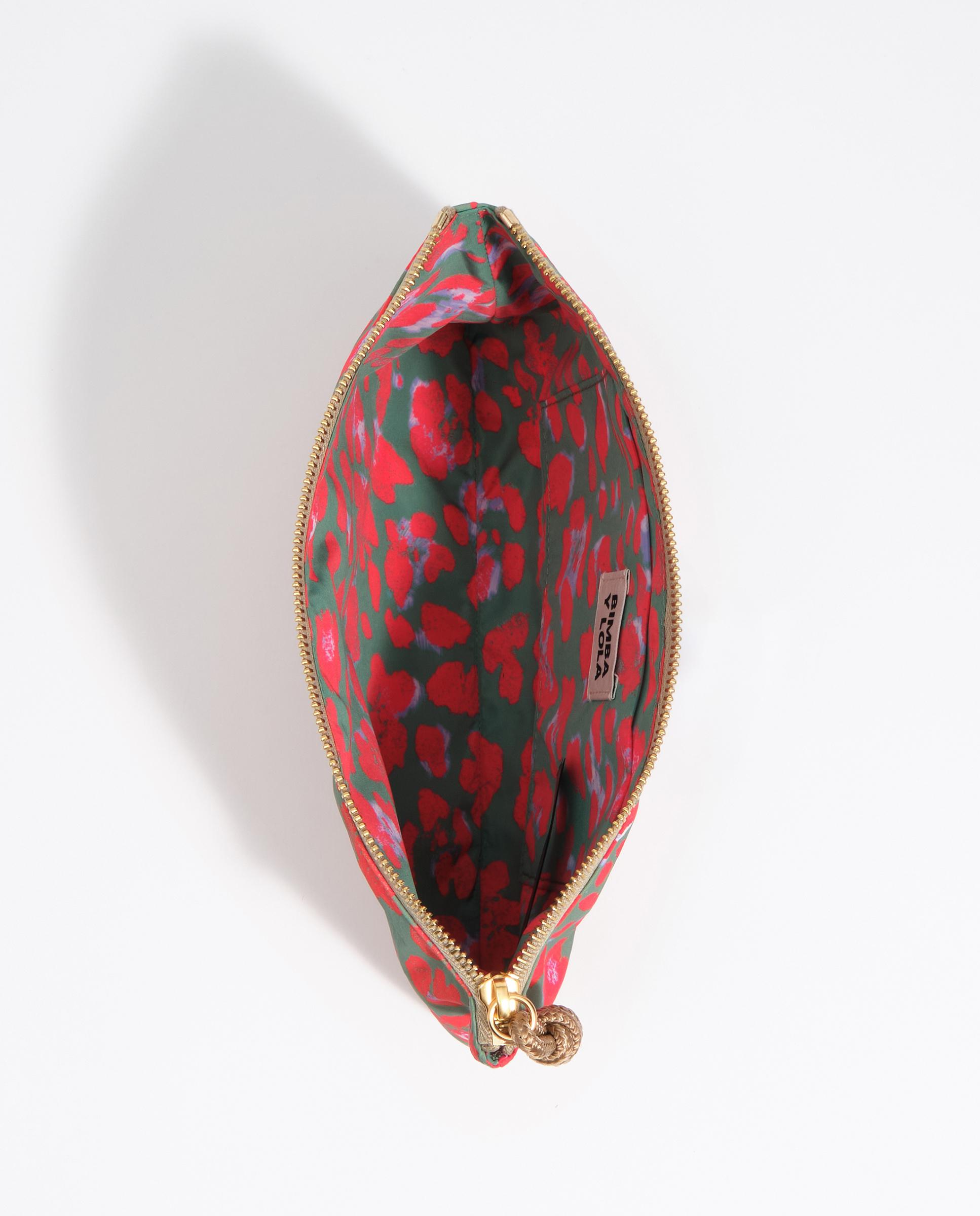 Necessaire de Nylon Leopard Água-marinha Multicolor-4