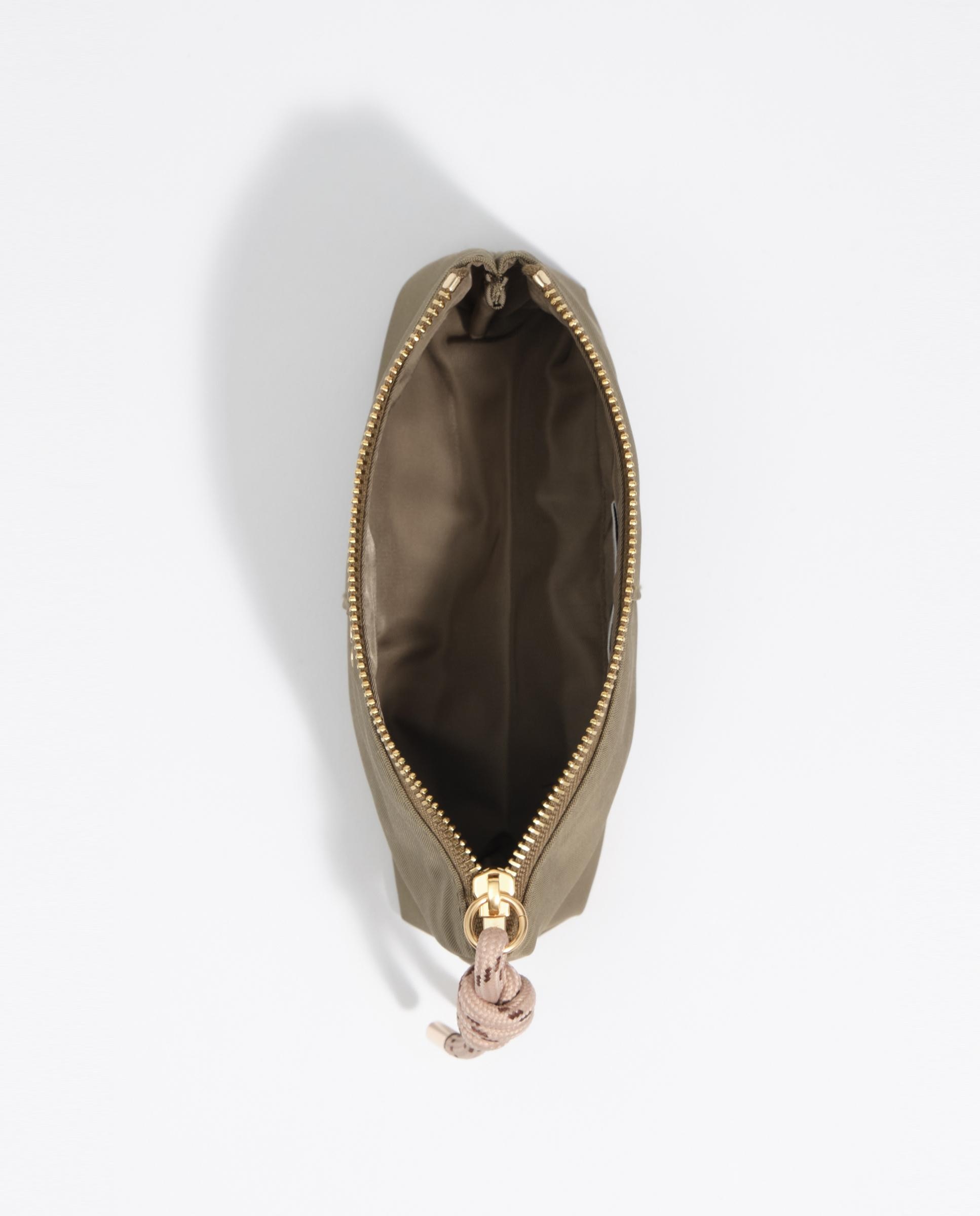 Porta-moedas com Fecho Zip Nylon Verde-3