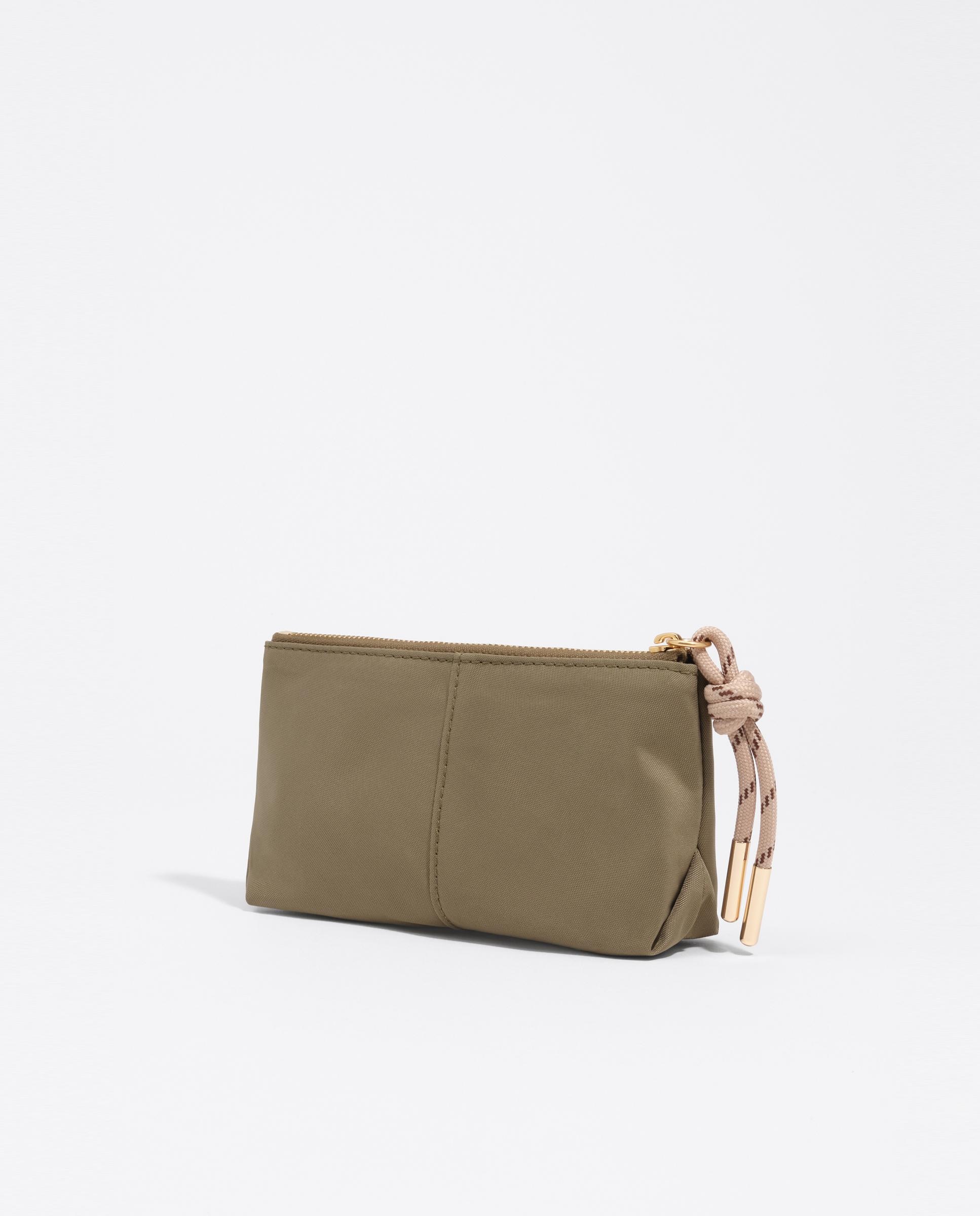 Porta-moedas com Fecho Zip Nylon Verde-4